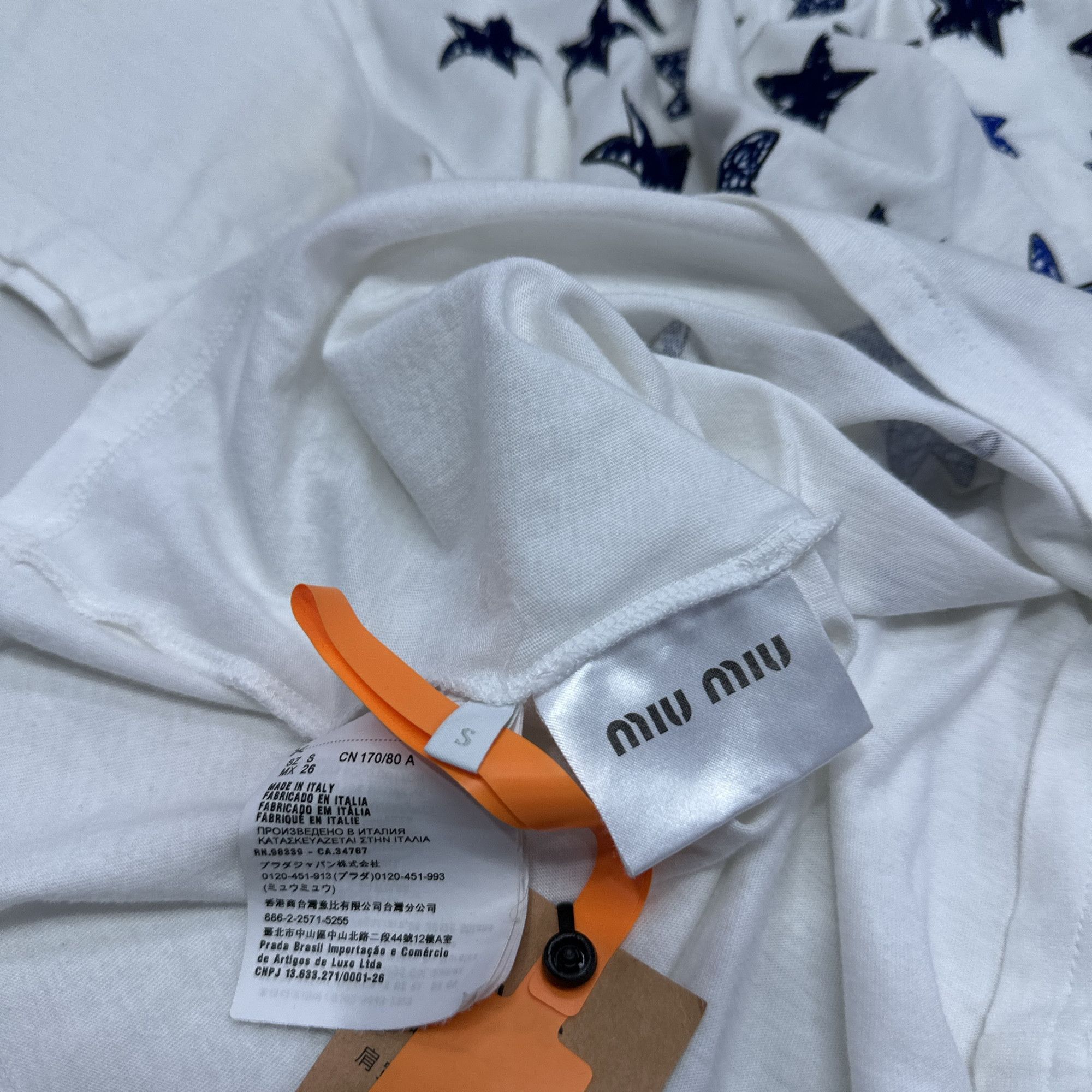 Miu Miu Miu Miu Star Print T-Shirt Size S Size S / US 4 / IT 40 - 4 Thumbnail