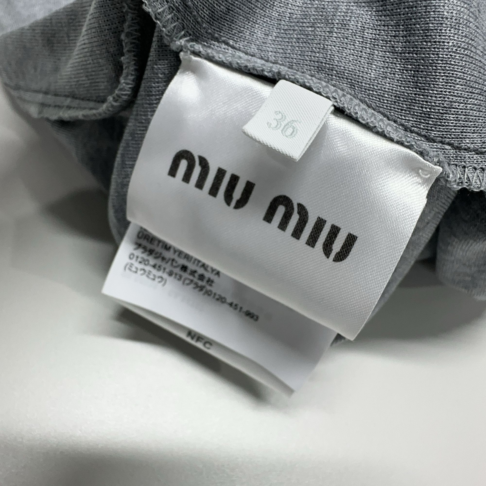 Miu Miu Miu Miu Logo Sleeveless Dress Size 36 Size XS / US 0-2 / IT 36-38 - 4 Thumbnail