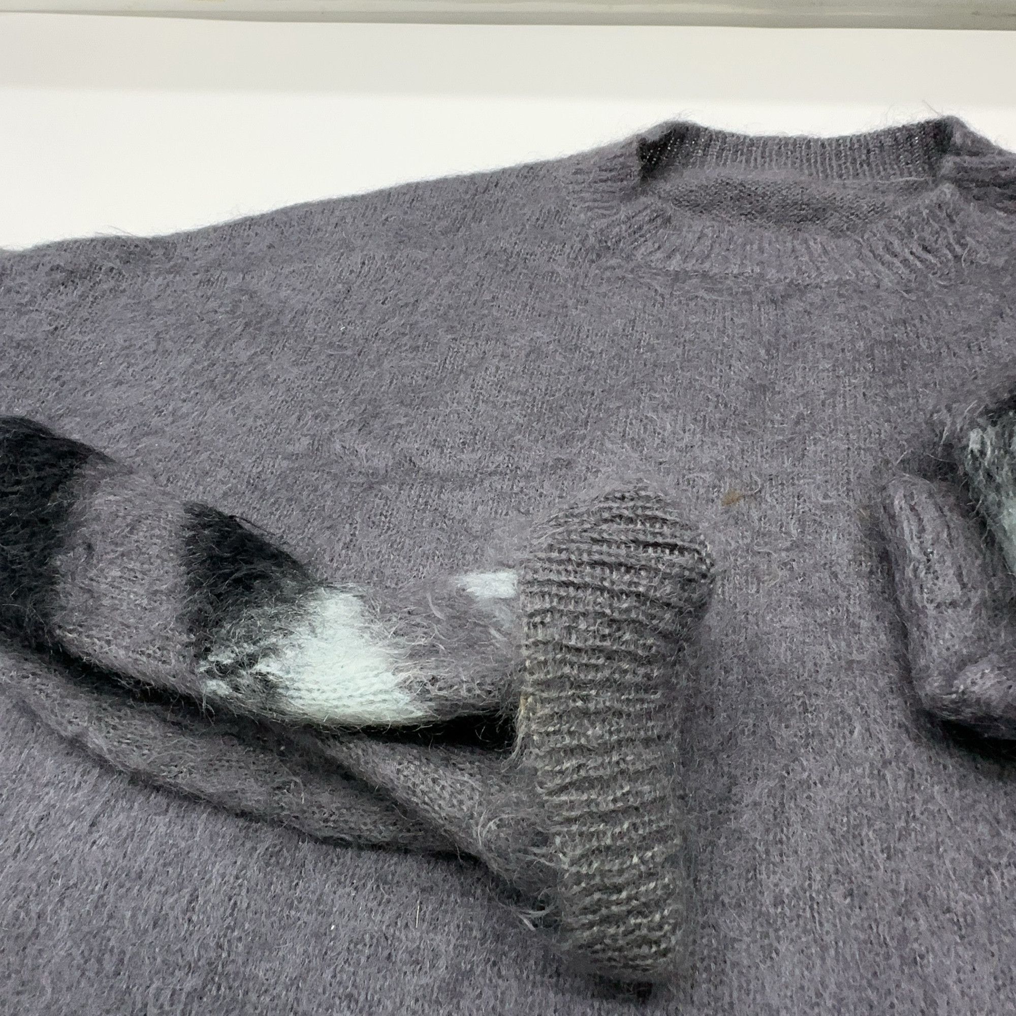 Off-White Off-White Arrows Mohair Sweater Gray Size XL Size US XL / EU 56 / 4 - 7 Thumbnail