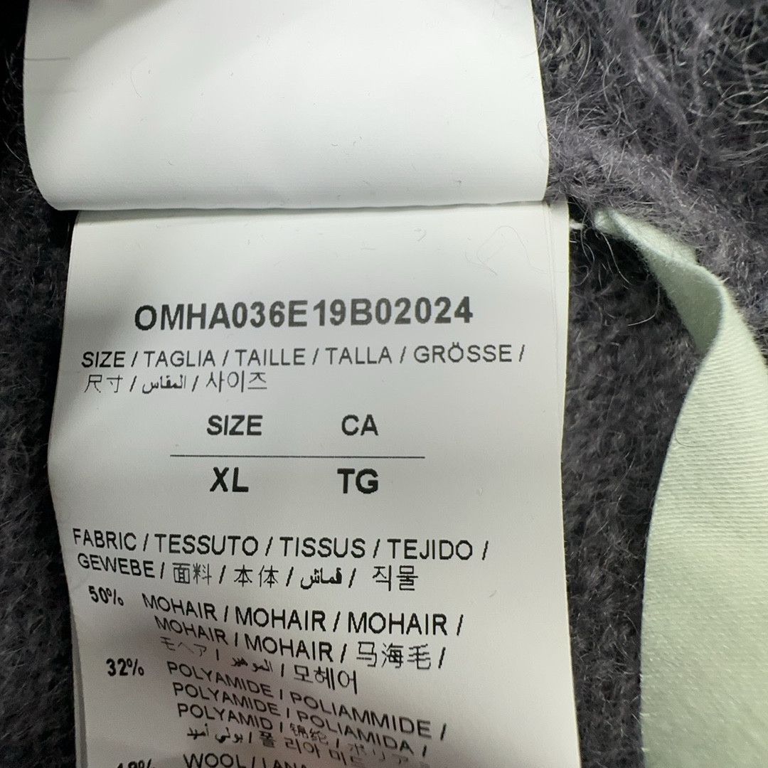 Off-White Off-White Arrows Mohair Sweater Gray Size XL Size US XL / EU 56 / 4 - 3 Thumbnail