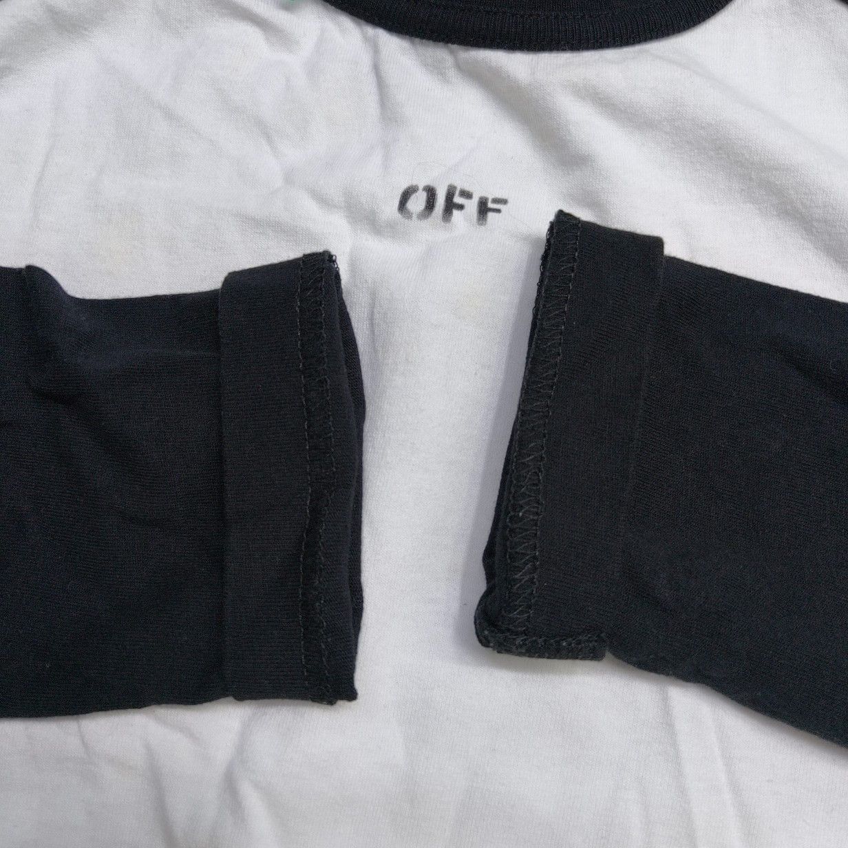 Off-White Off-White Paint Arrow Long Sleeve T-Shirt Size M Size US M / EU 48-50 / 2 - 7 Thumbnail