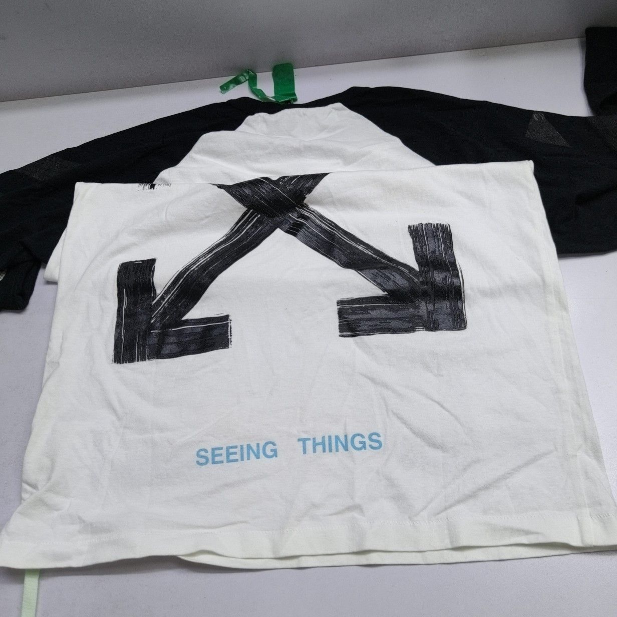 Off-White Off-White Paint Arrow Long Sleeve T-Shirt Size M Size US M / EU 48-50 / 2 - 14 Thumbnail