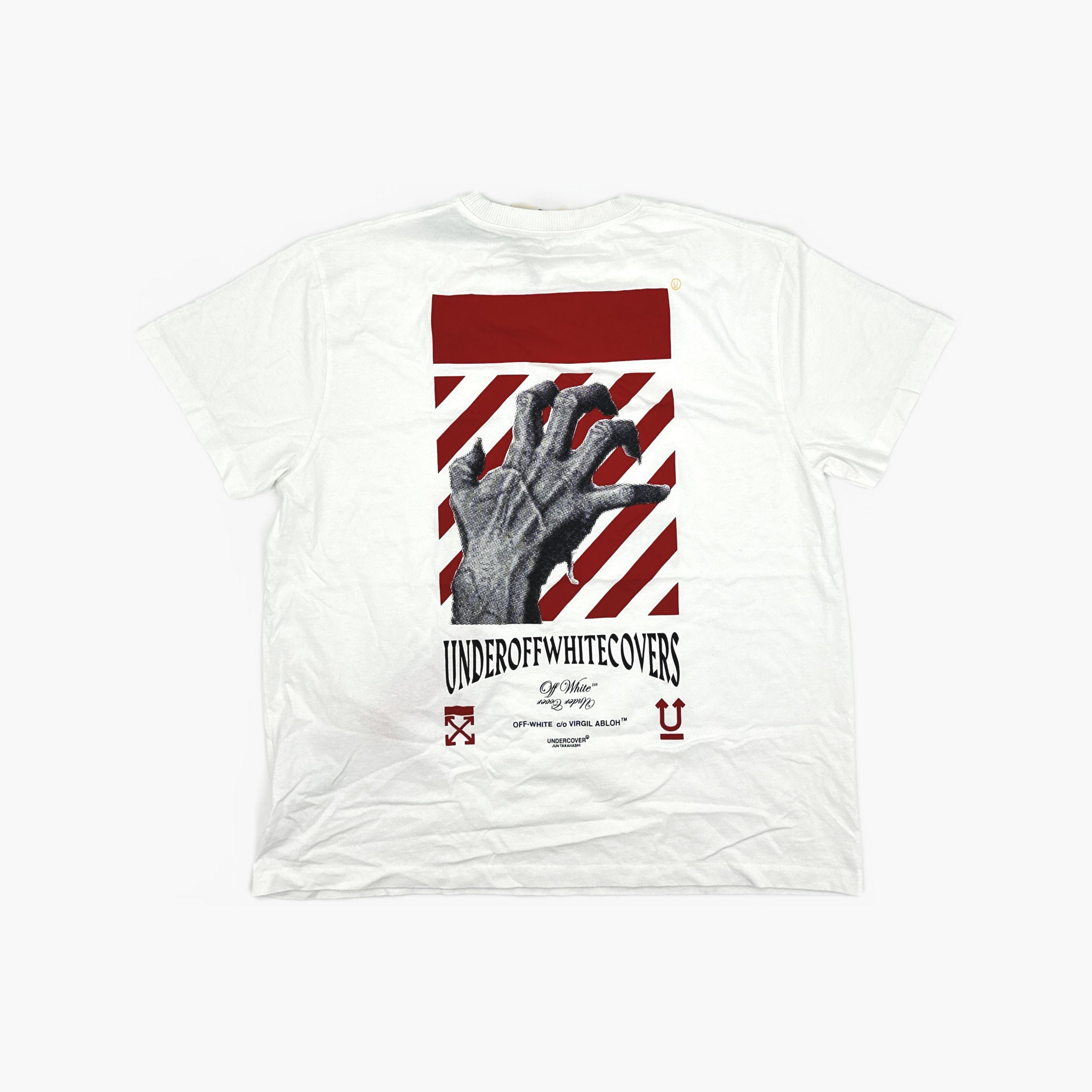 Off-White Off-White x Undercover Hand Graphic T-Shirt Size L Size US L / EU 52-54 / 3 - 2 Thumbnail