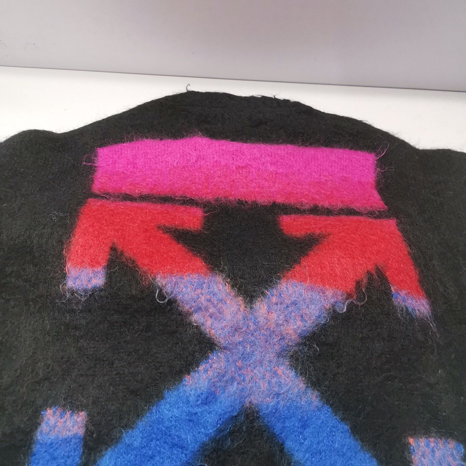 Off-White OFF-WHITE Gradient Arrow Mohair Sweater Size S Size US S / EU 44-46 / 1 - 5 Thumbnail