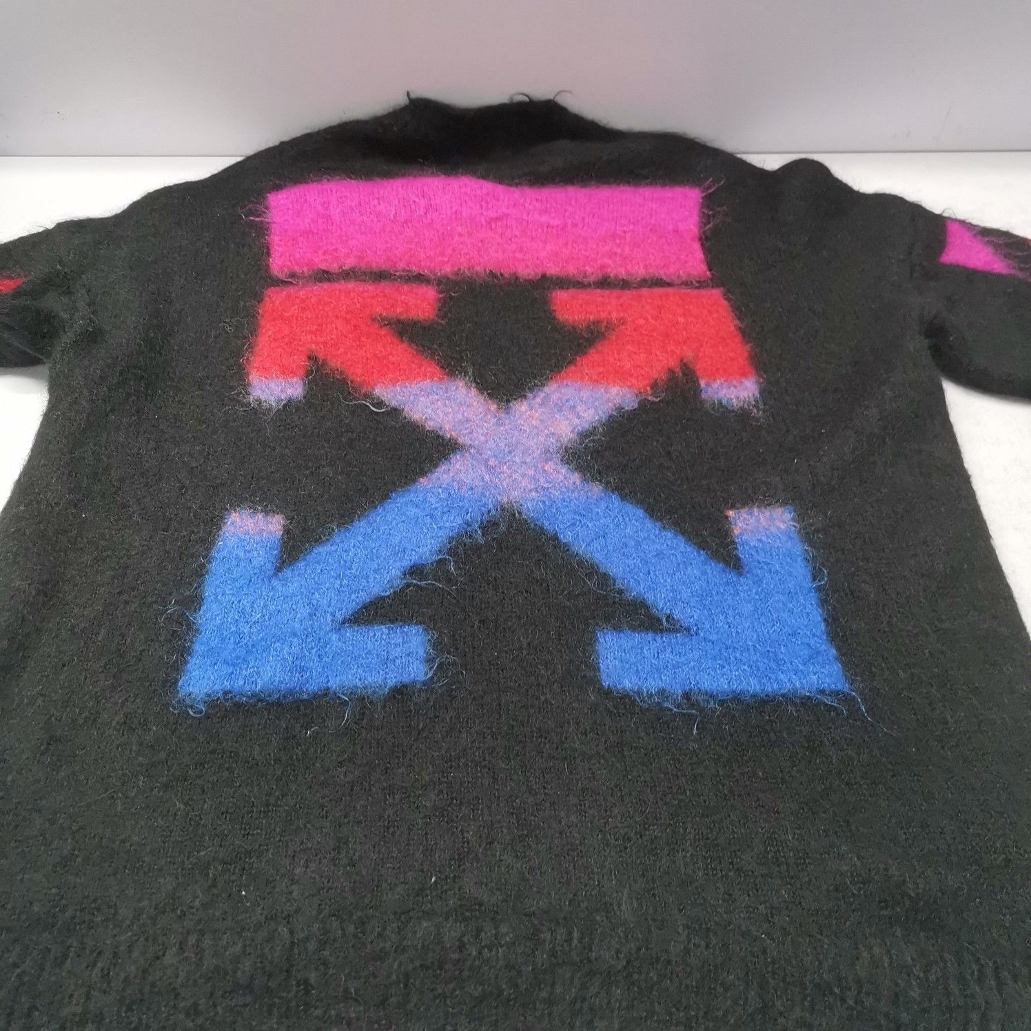 Off-White OFF-WHITE Gradient Arrow Mohair Sweater Size S Size US S / EU 44-46 / 1 - 12 Thumbnail