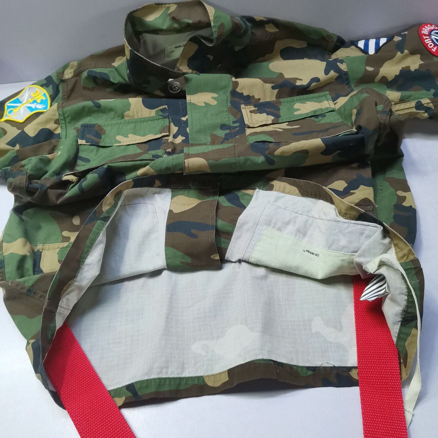 Off-White OFF-WHITE Camo Patchwork Light Jacket Size M Size US M / EU 48-50 / 2 - 12 Thumbnail