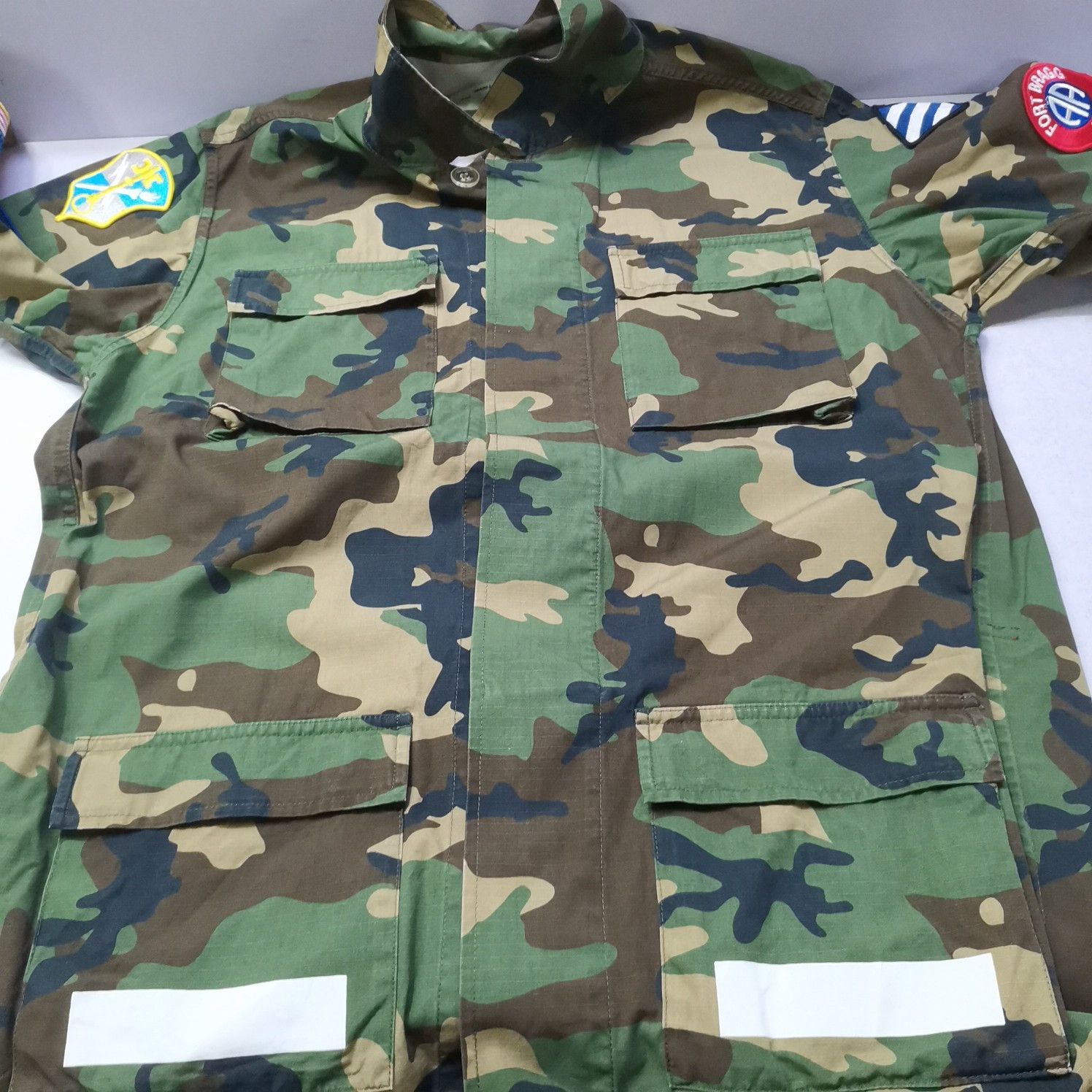 Off-White OFF-WHITE Camo Patchwork Light Jacket Size M Size US M / EU 48-50 / 2 - 11 Thumbnail