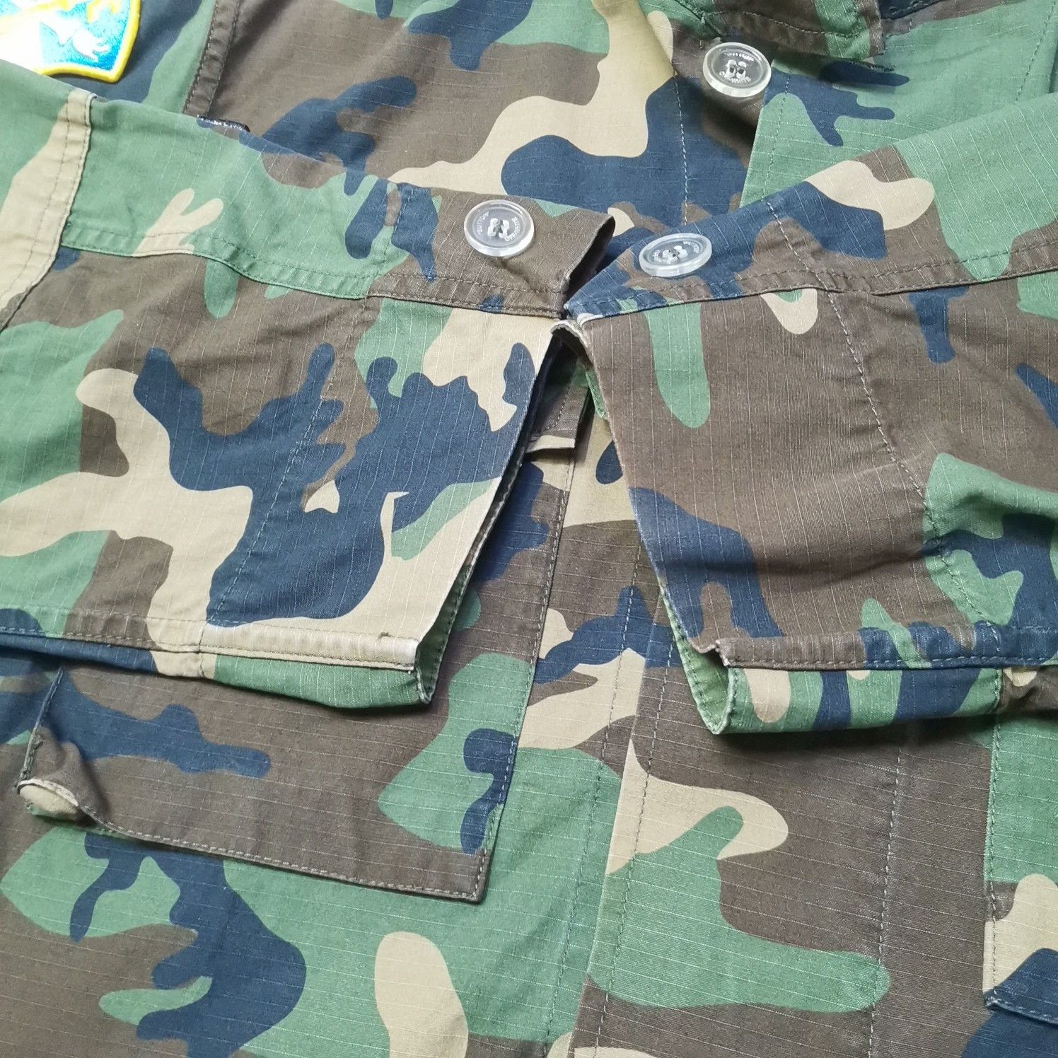 Off-White OFF-WHITE Camo Patchwork Light Jacket Size M Size US M / EU 48-50 / 2 - 9 Thumbnail