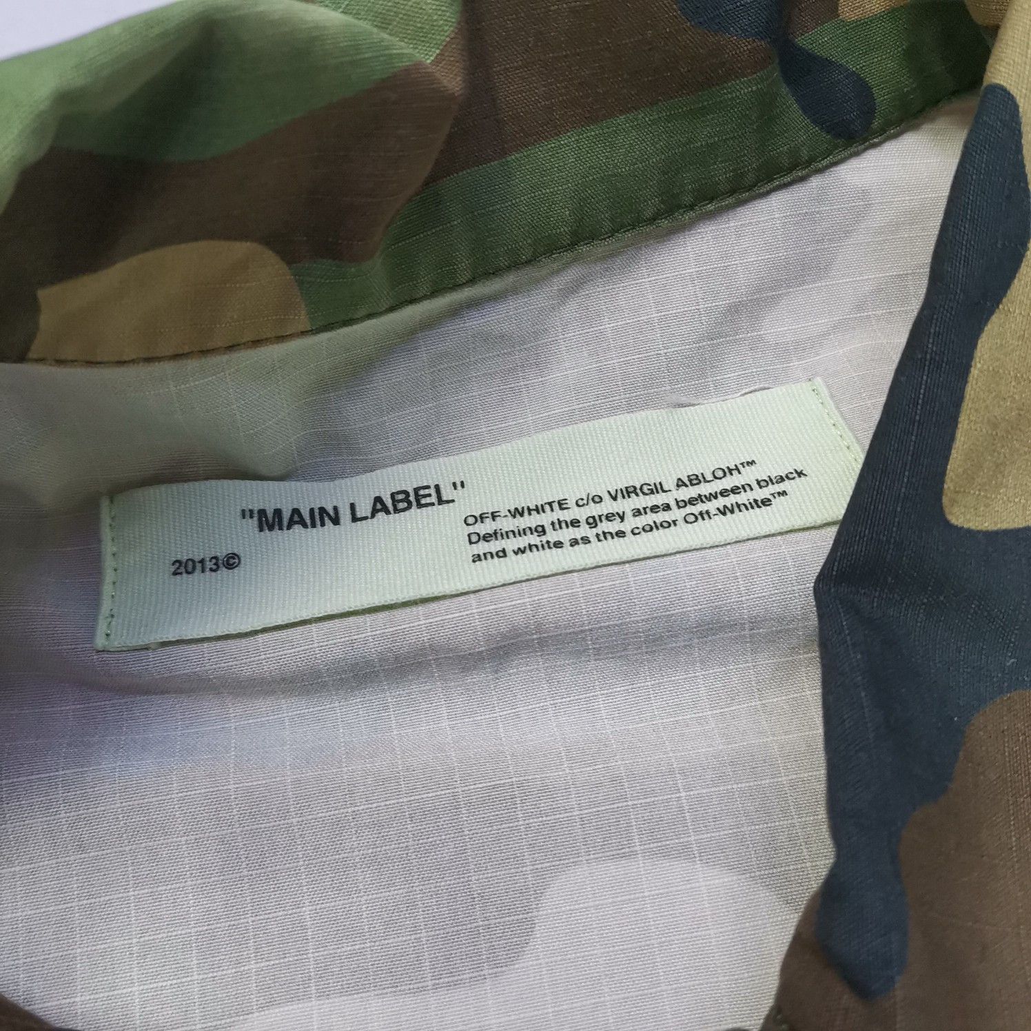 Off-White OFF-WHITE Camo Patchwork Light Jacket Size M Size US M / EU 48-50 / 2 - 3 Thumbnail