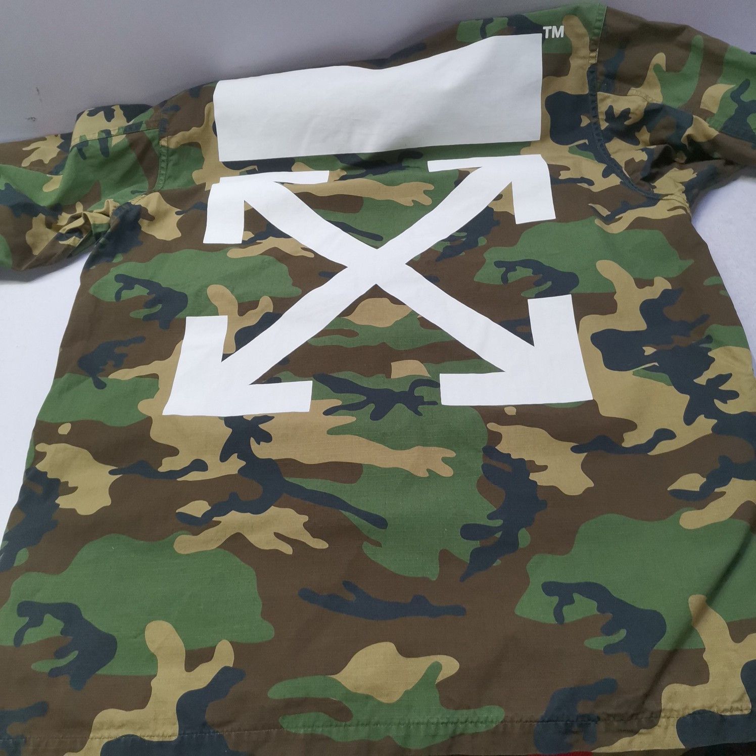 Off-White OFF-WHITE Camo Patchwork Light Jacket Size M Size US M / EU 48-50 / 2 - 14 Thumbnail