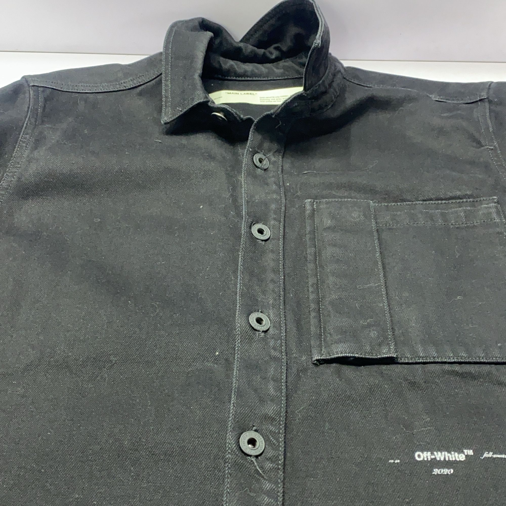 Off-White OFF-WHITE Graphic Button Up Shirt Size L Size US L / EU 52-54 / 3 - 10 Thumbnail
