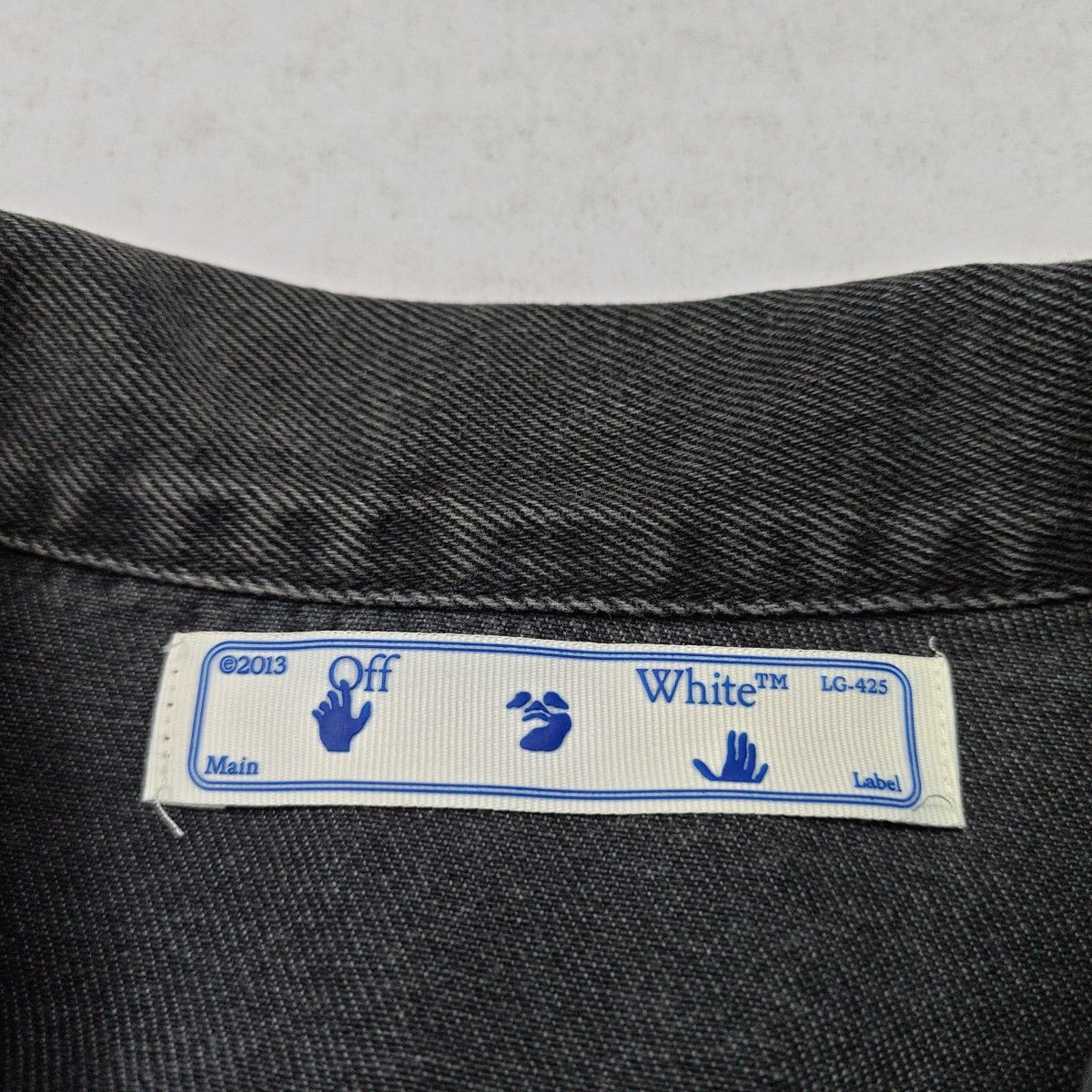 Off-White Off-White Graphic Print Denim Jacket Size S Size US S / EU 44-46 / 1 - 3 Thumbnail