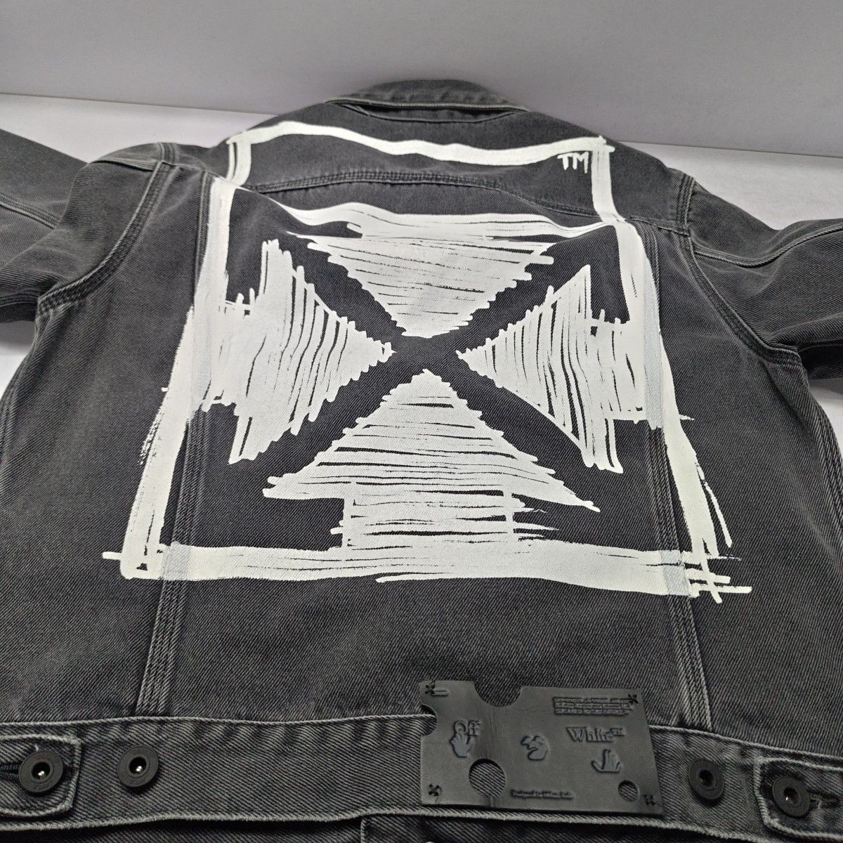 Off-White Off-White Graphic Print Denim Jacket Size S Size US S / EU 44-46 / 1 - 16 Thumbnail