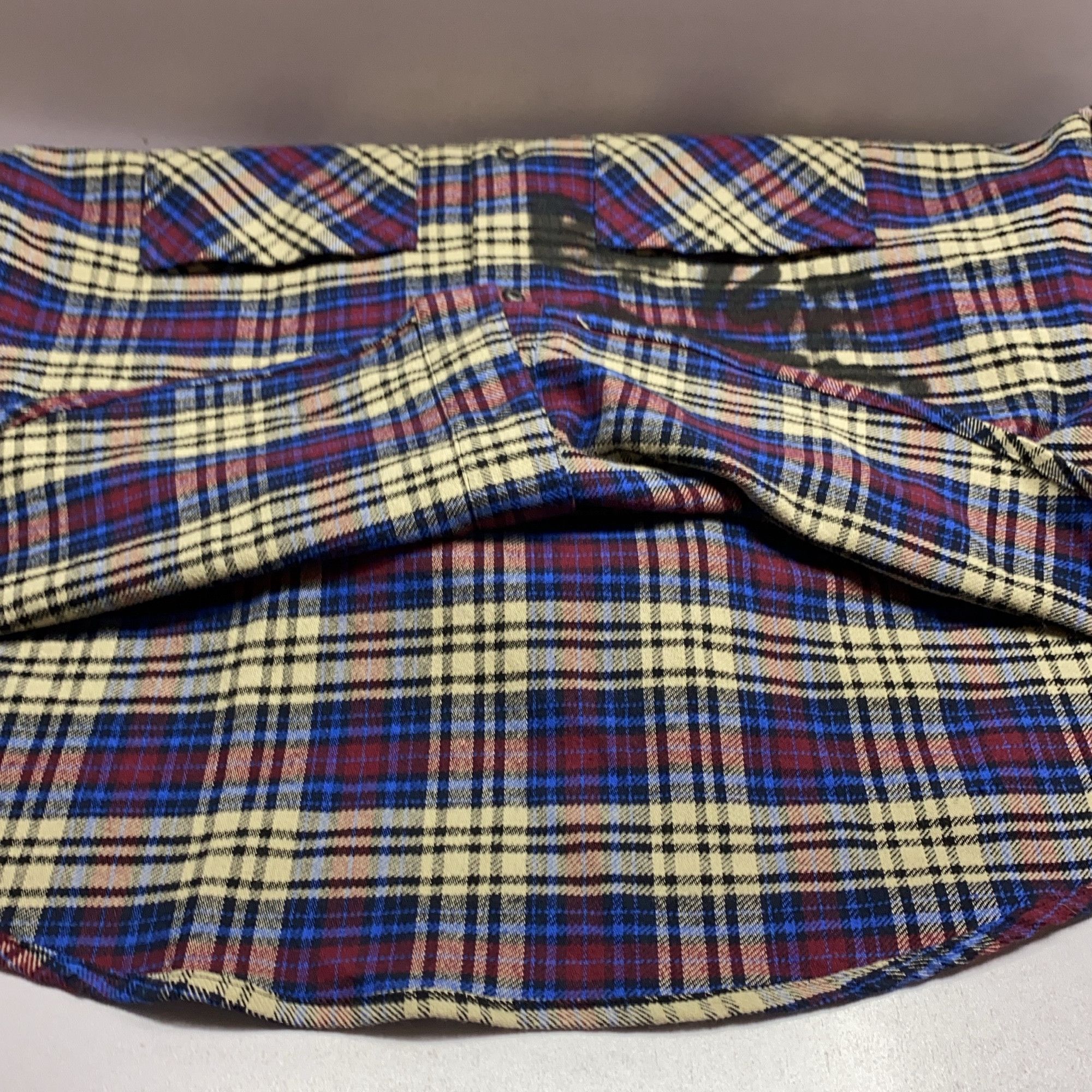 Off-White OFF-WHITE Plaid Print Shirt Size M Size US M / EU 48-50 / 2 - 10 Thumbnail