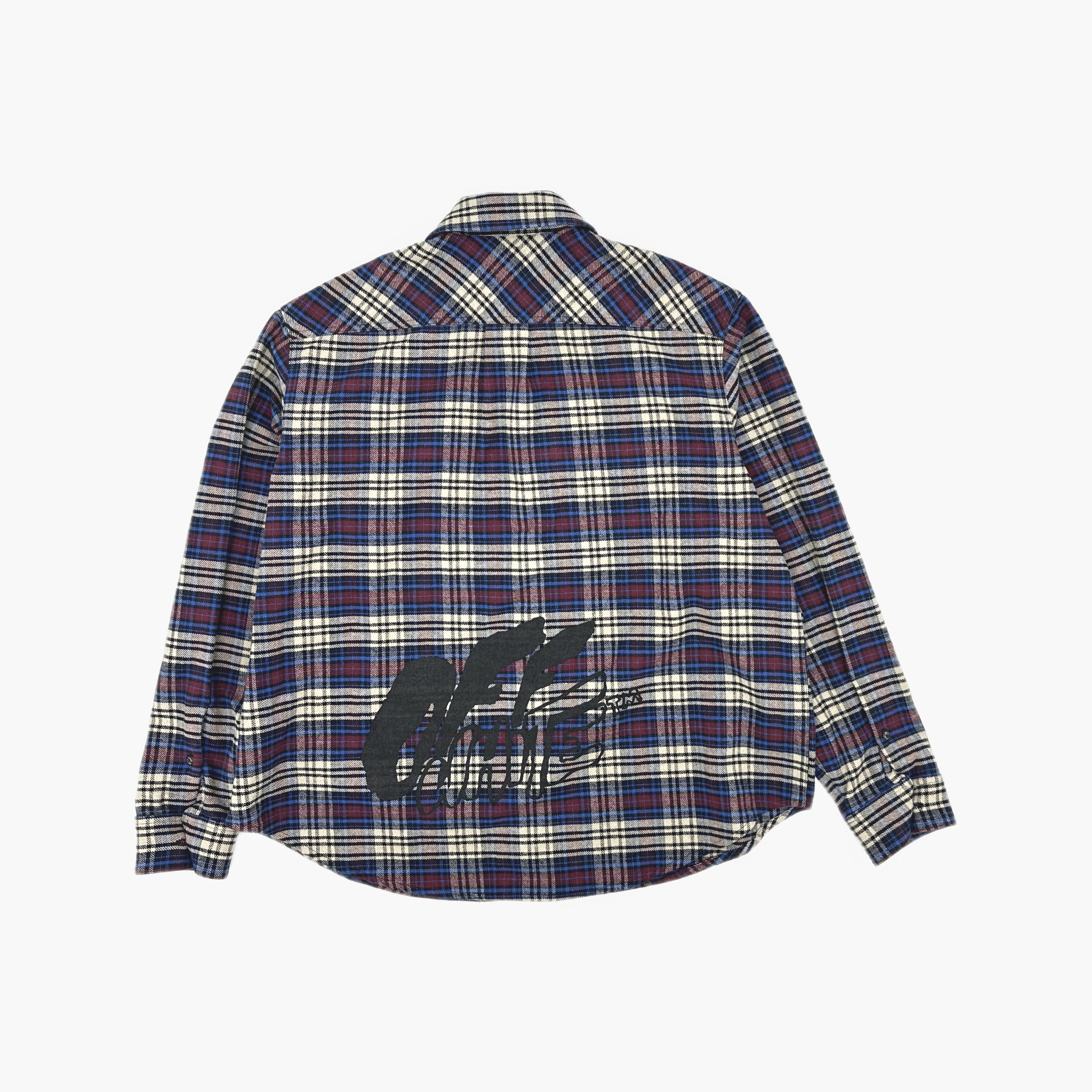 Off-White OFF-WHITE Plaid Print Shirt Size M Size US M / EU 48-50 / 2 - 2 Thumbnail