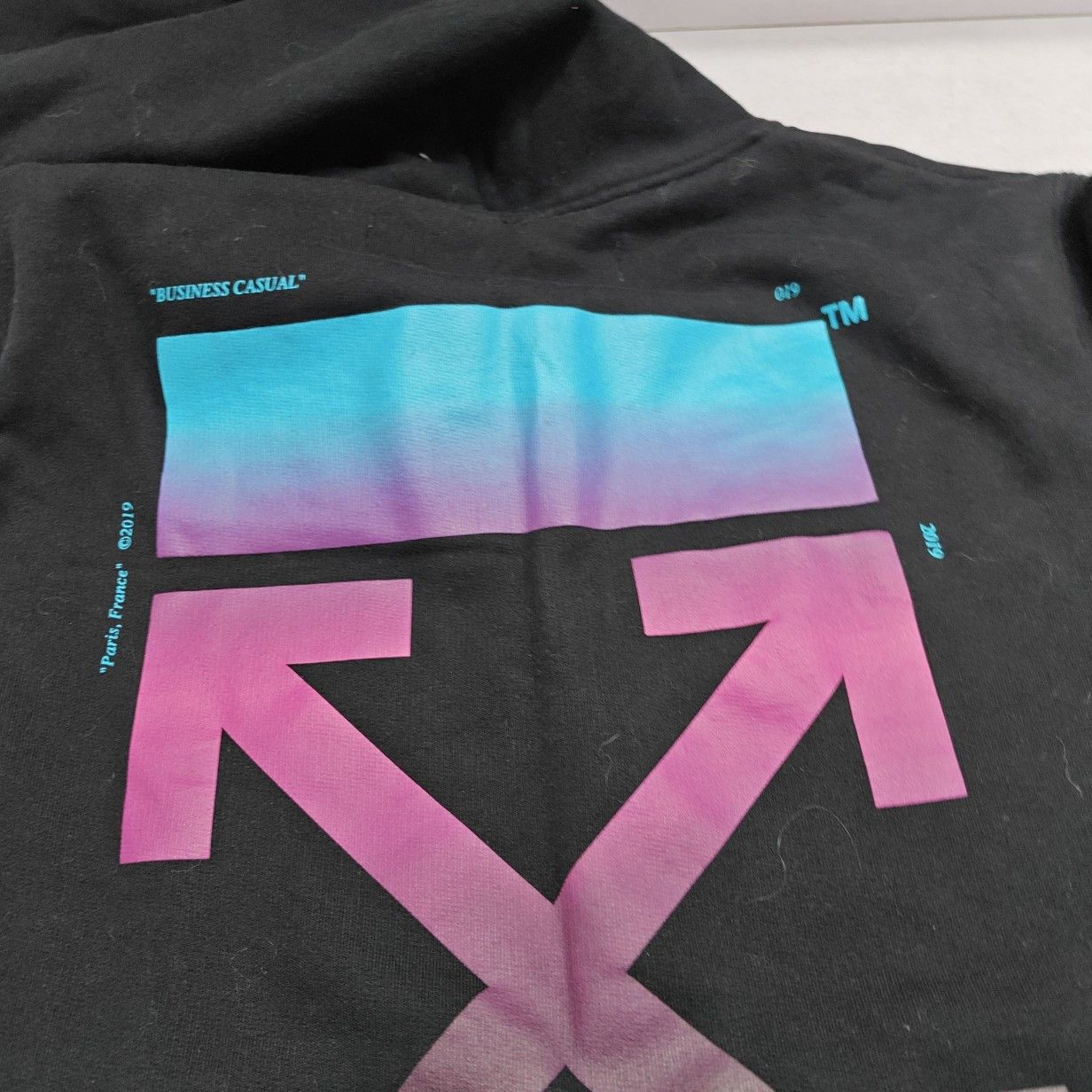 Off-White Off-White Gradient Arrow Zip-up Hoodie Size S Size US S / EU 44-46 / 1 - 6 Thumbnail