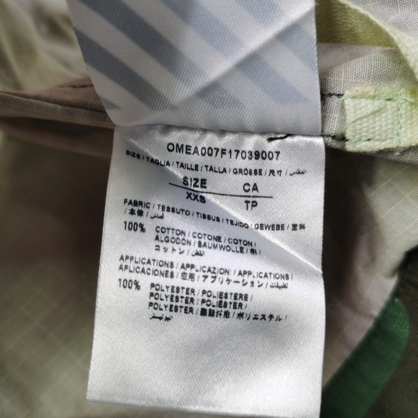 Off-White OFF-WHITE Camo Patch Field Jacket US XXS Size US XXS / EU 40 - 3 Thumbnail