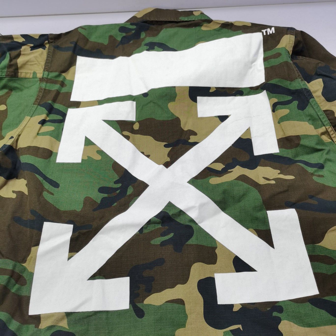 Off-White OFF-WHITE Camo Patch Field Jacket US XXS Size US XXS / EU 40 - 6 Thumbnail