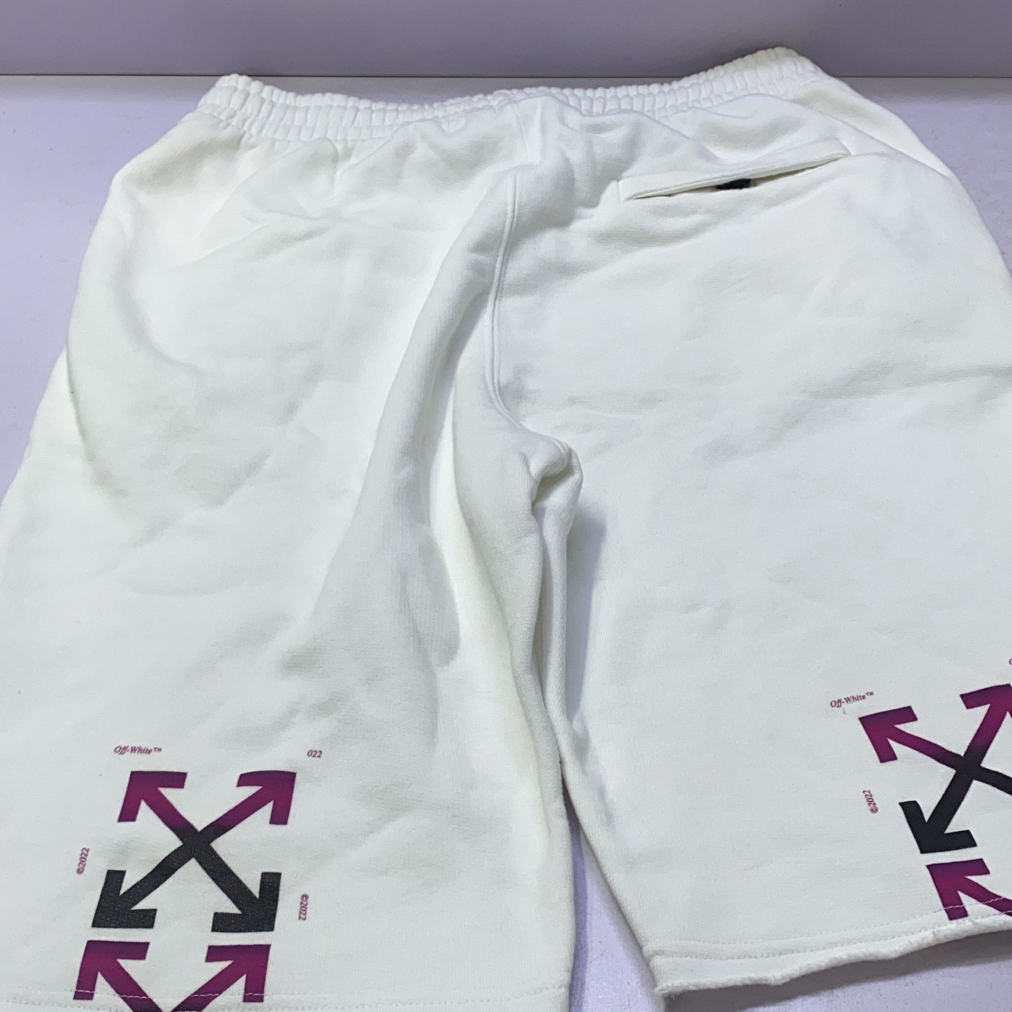 Off-White OFF-WHITE Arrow Logo Shorts Size S Size US 30 / EU 46 - 10 Thumbnail