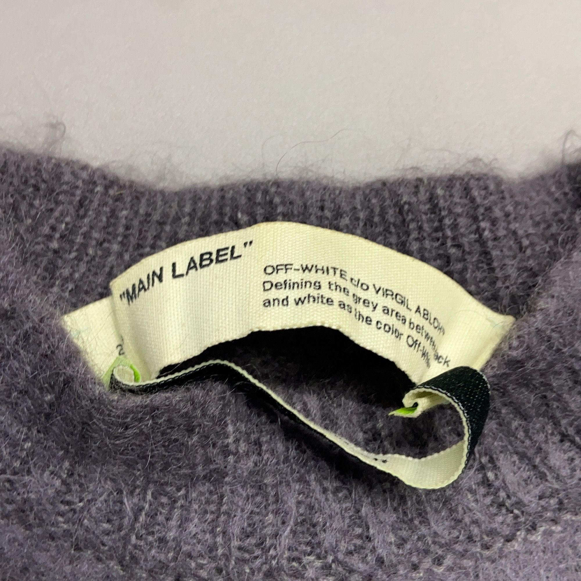 Off-White Off-White Incompiuto Arrow Mohair Sweater Size XXS Size US XXS / EU 40 - 3 Thumbnail