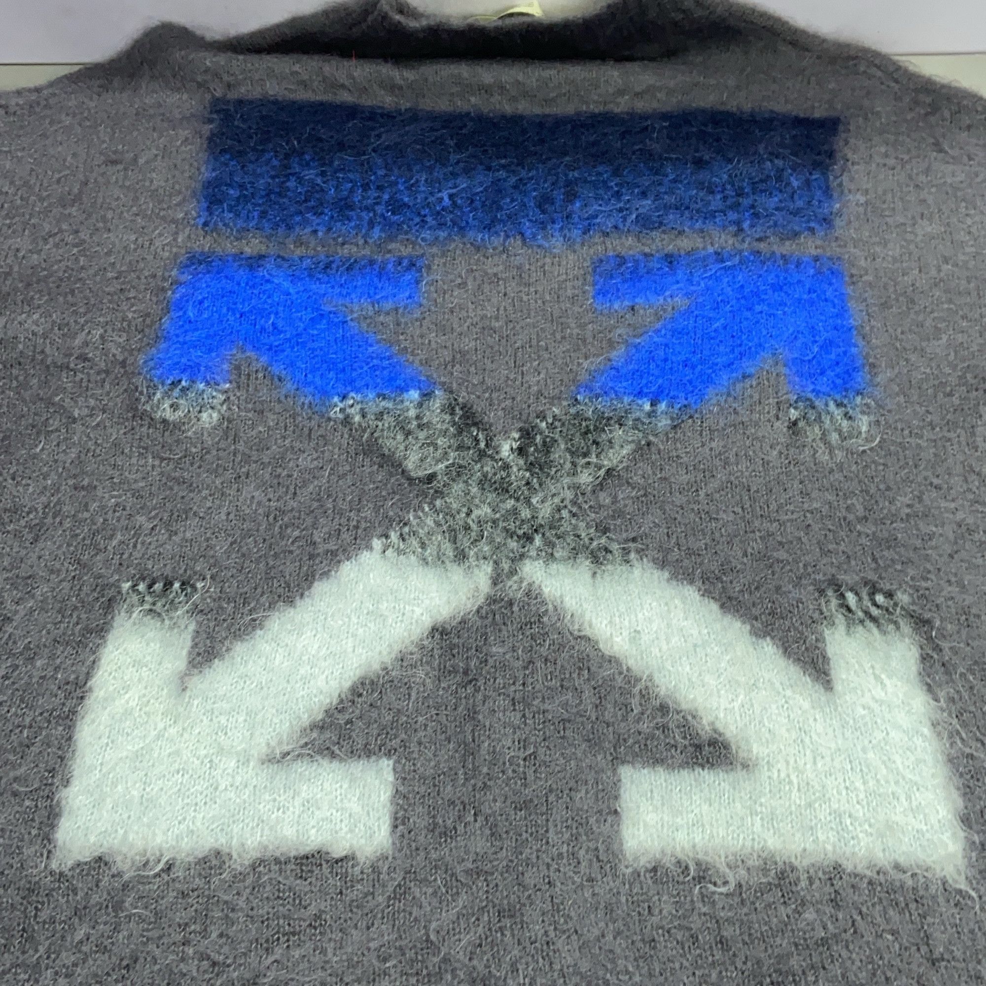 Off-White Off-White Incompiuto Arrow Mohair Sweater Size XXS Size US XXS / EU 40 - 5 Thumbnail