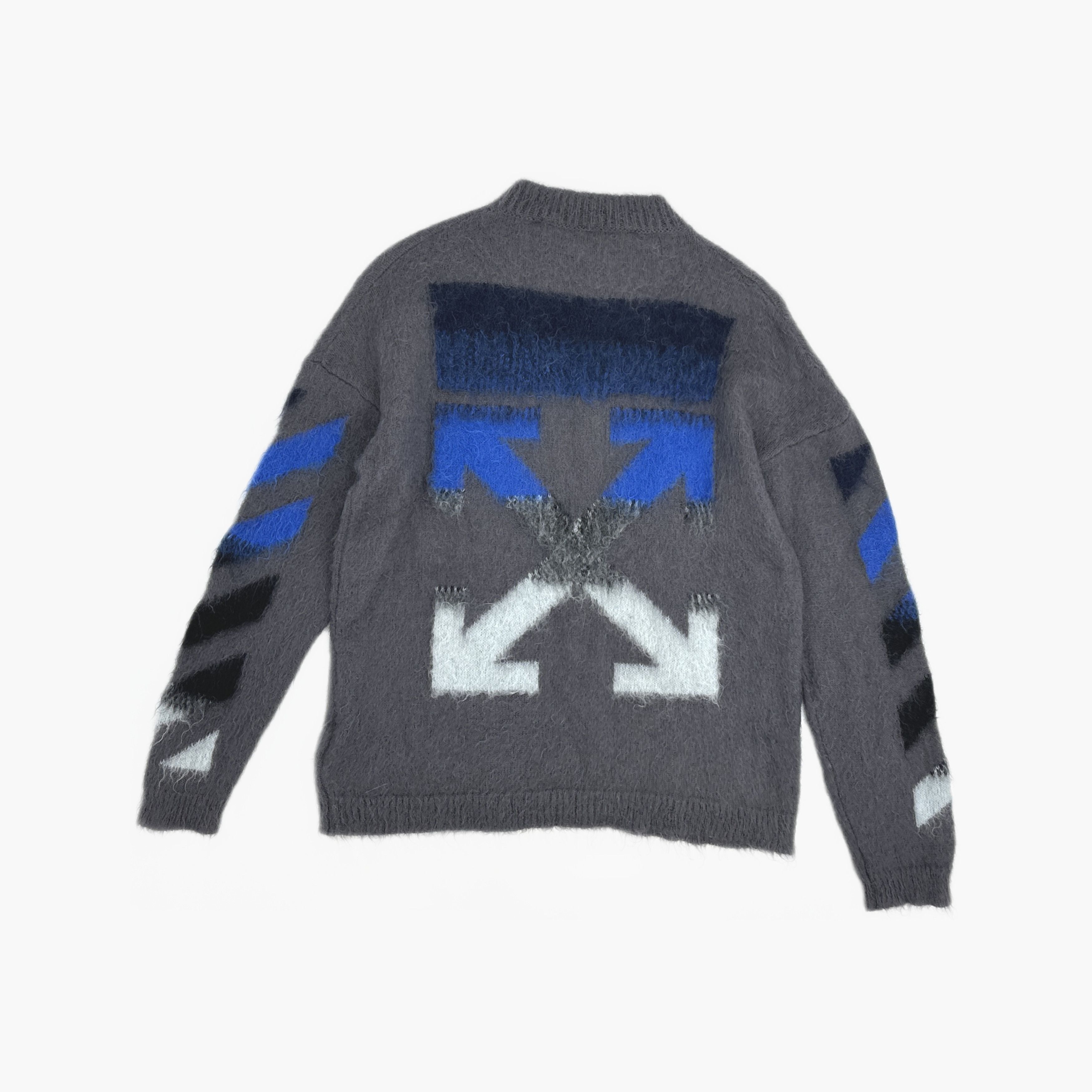 Off-White Off-White Incompiuto Arrow Mohair Sweater Size XXS Size US XXS / EU 40 - 2 Thumbnail