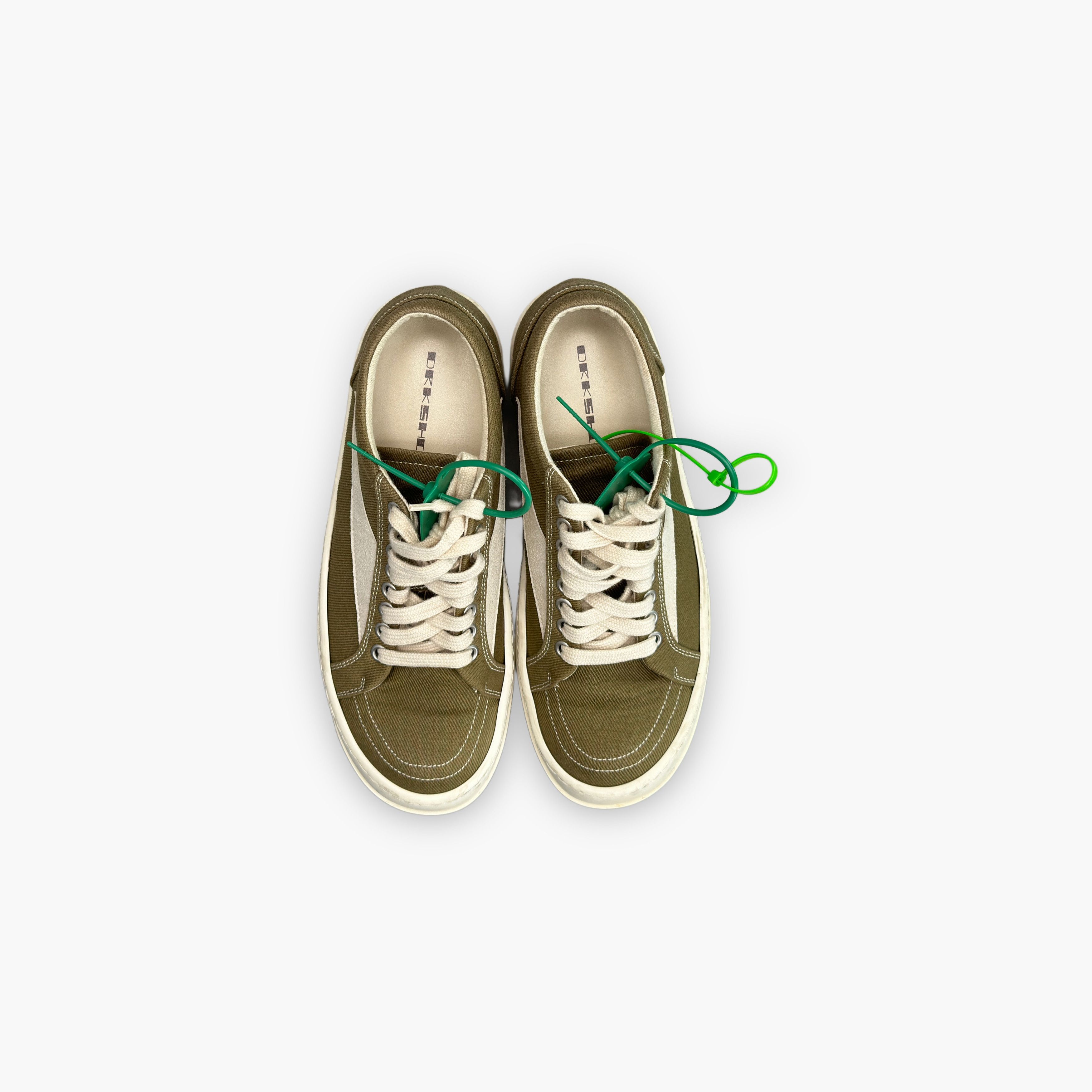Rick Owens Drkshdw Rick Owens DRKSHDW Canvas Low-Top Sneakers Size 39 Size US 9 / IT 39 - 9 Thumbnail