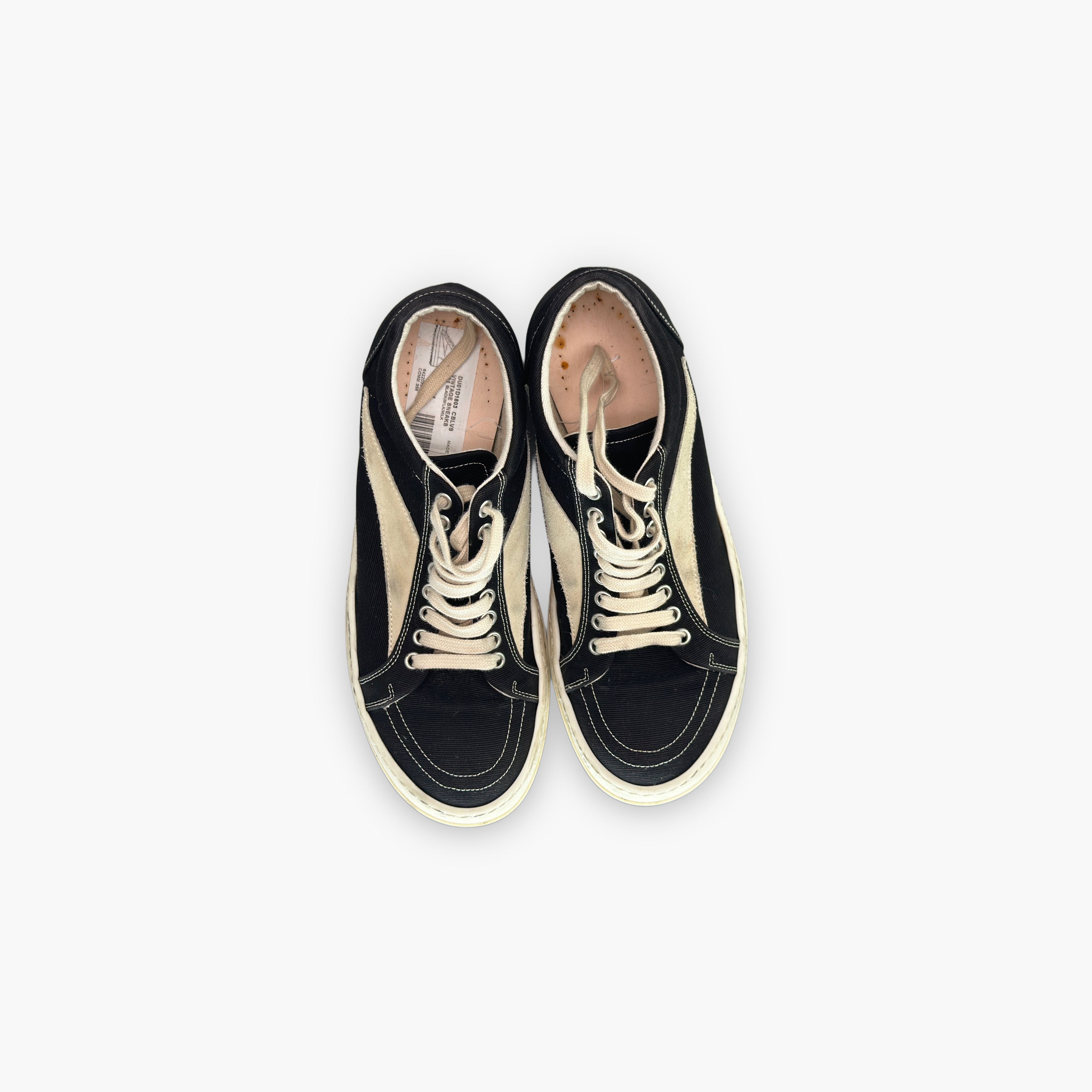 Rick Owens Drkshdw Rick Owens DRKSHDW Low-Top Sneakers Size 41 Size US 8 / EU 41 - 9 Thumbnail