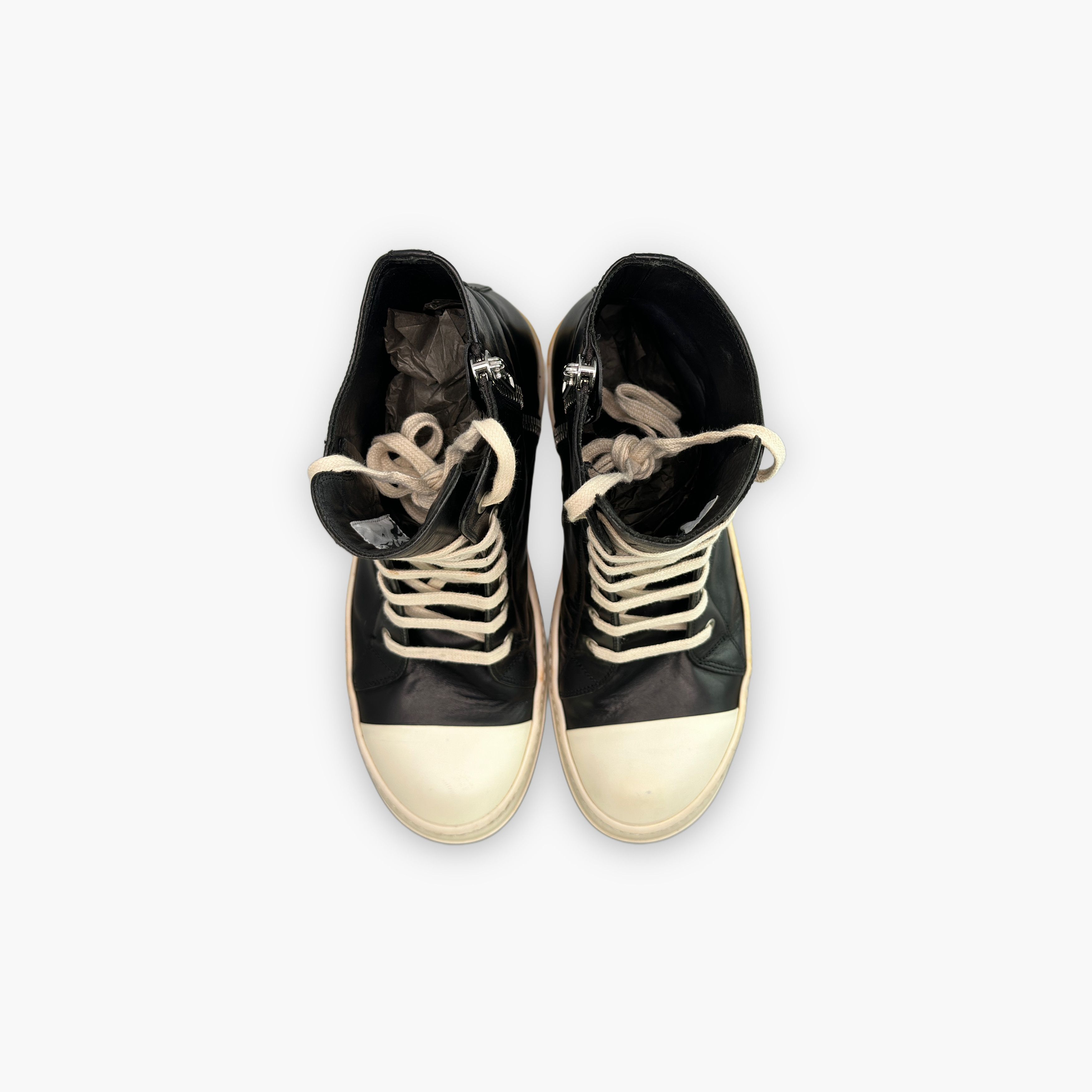 Rick Owens Rick Owens Geobasket High-Top Sneakers Size 9 Size US 9 / EU 42 - 9 Thumbnail