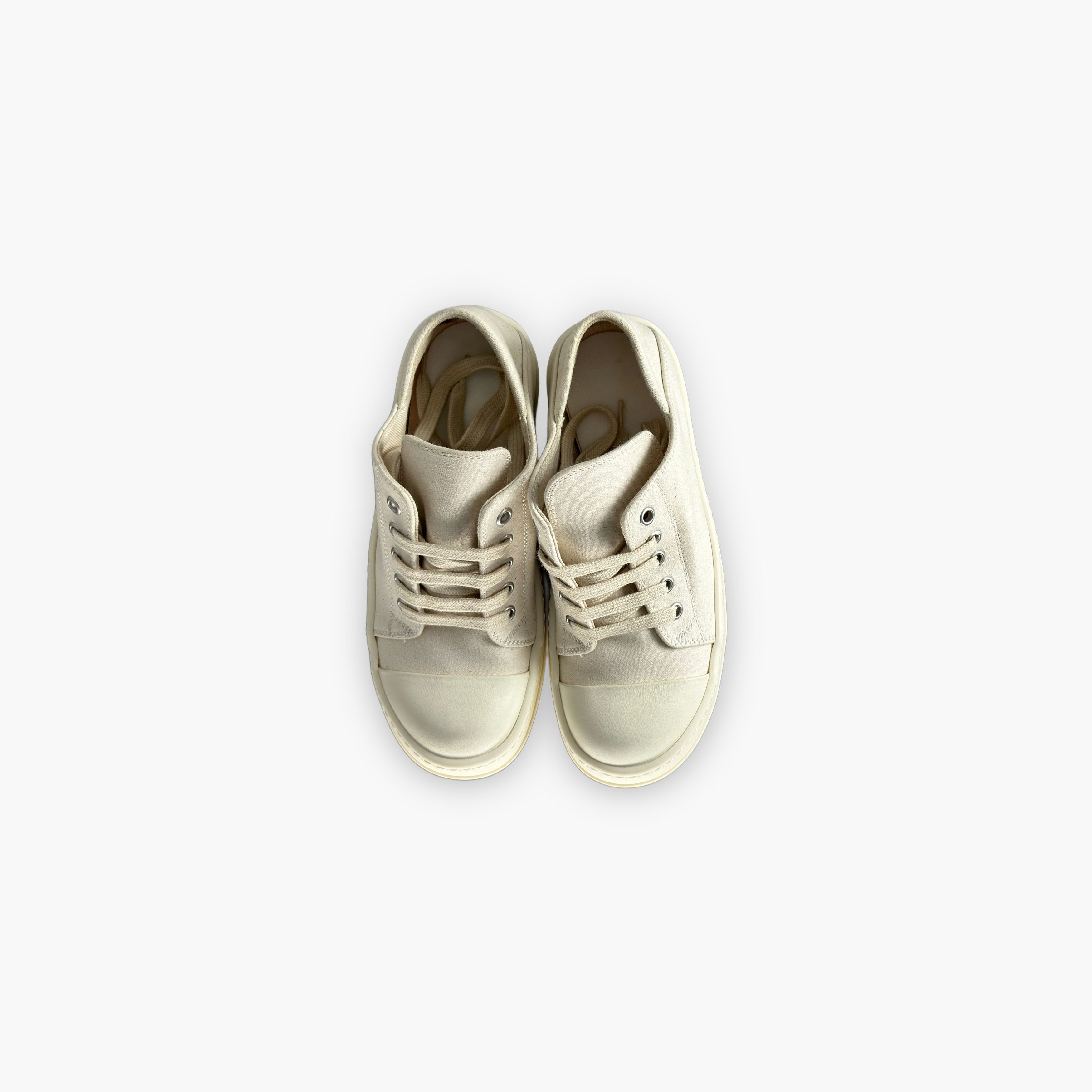 Rick Owens Drkshdw Rick Owens DRKSHDW Canvas Low-Top Sneakers Size 36 Size US 6 / IT 36 - 9 Thumbnail