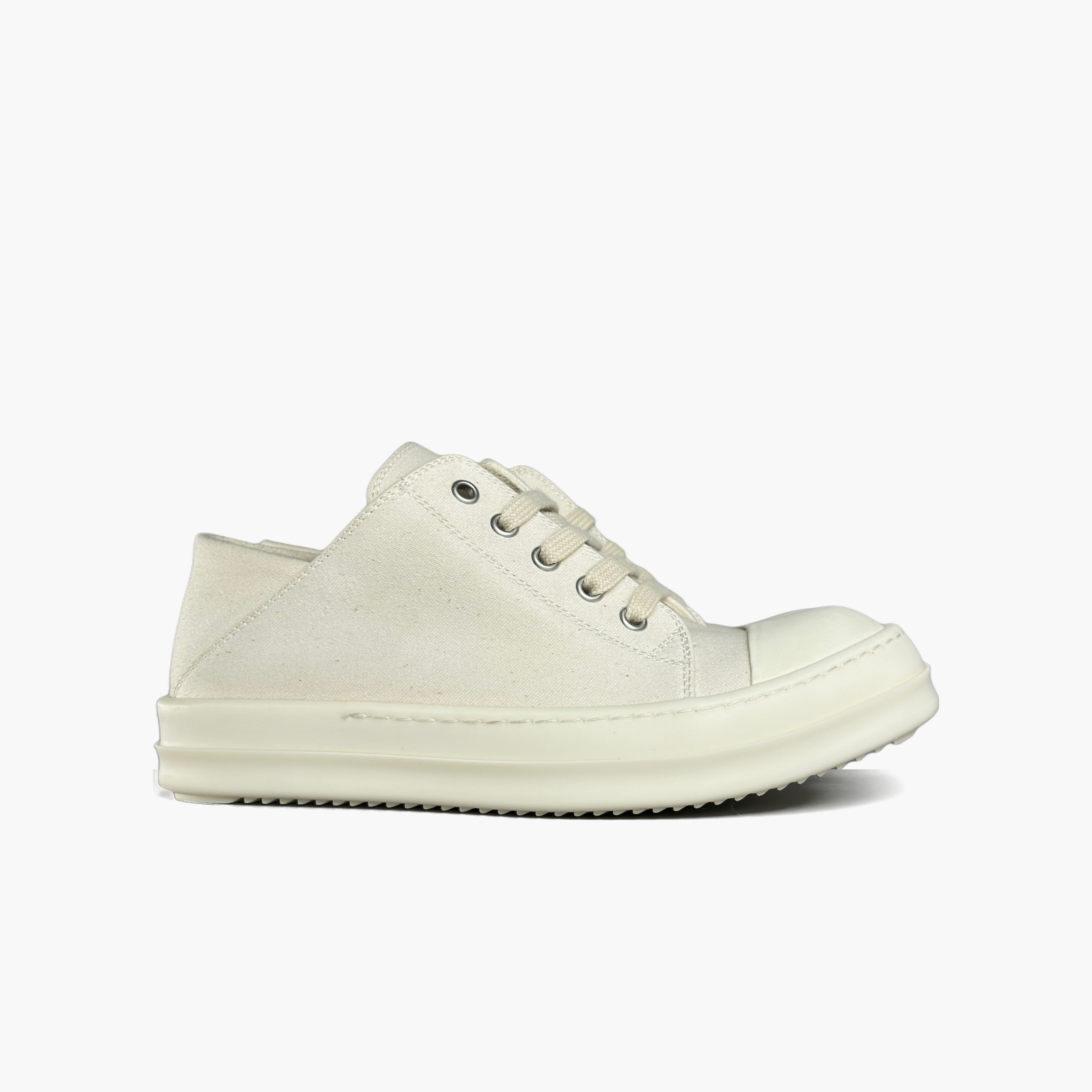 Rick Owens Drkshdw Rick Owens DRKSHDW Canvas Low-Top Sneakers Size 36 Size US 6 / IT 36 - 4 Thumbnail