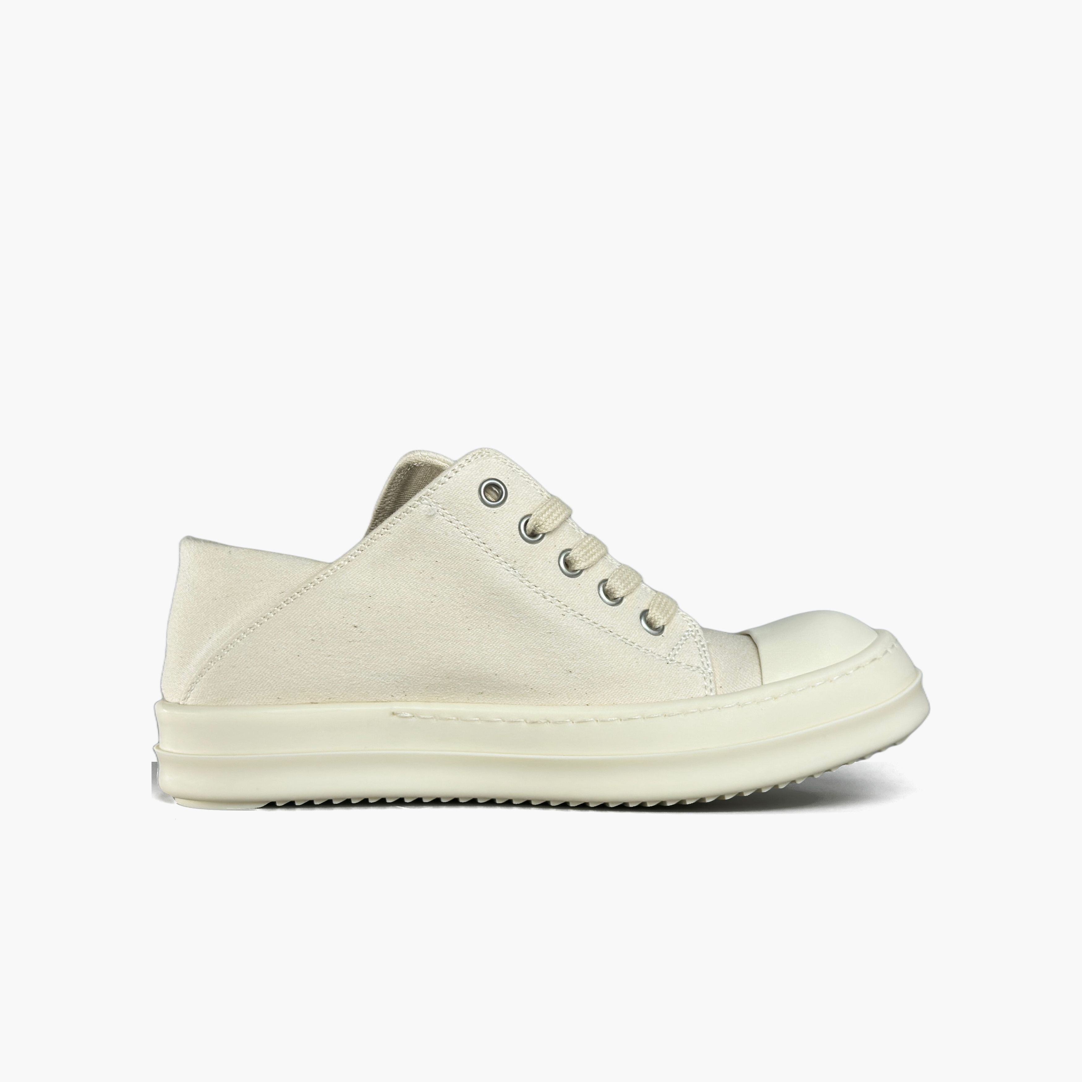 Rick Owens Drkshdw Rick Owens DRKSHDW Canvas Low-Top Sneakers Size 36 Size US 6 / IT 36 - 2 Thumbnail