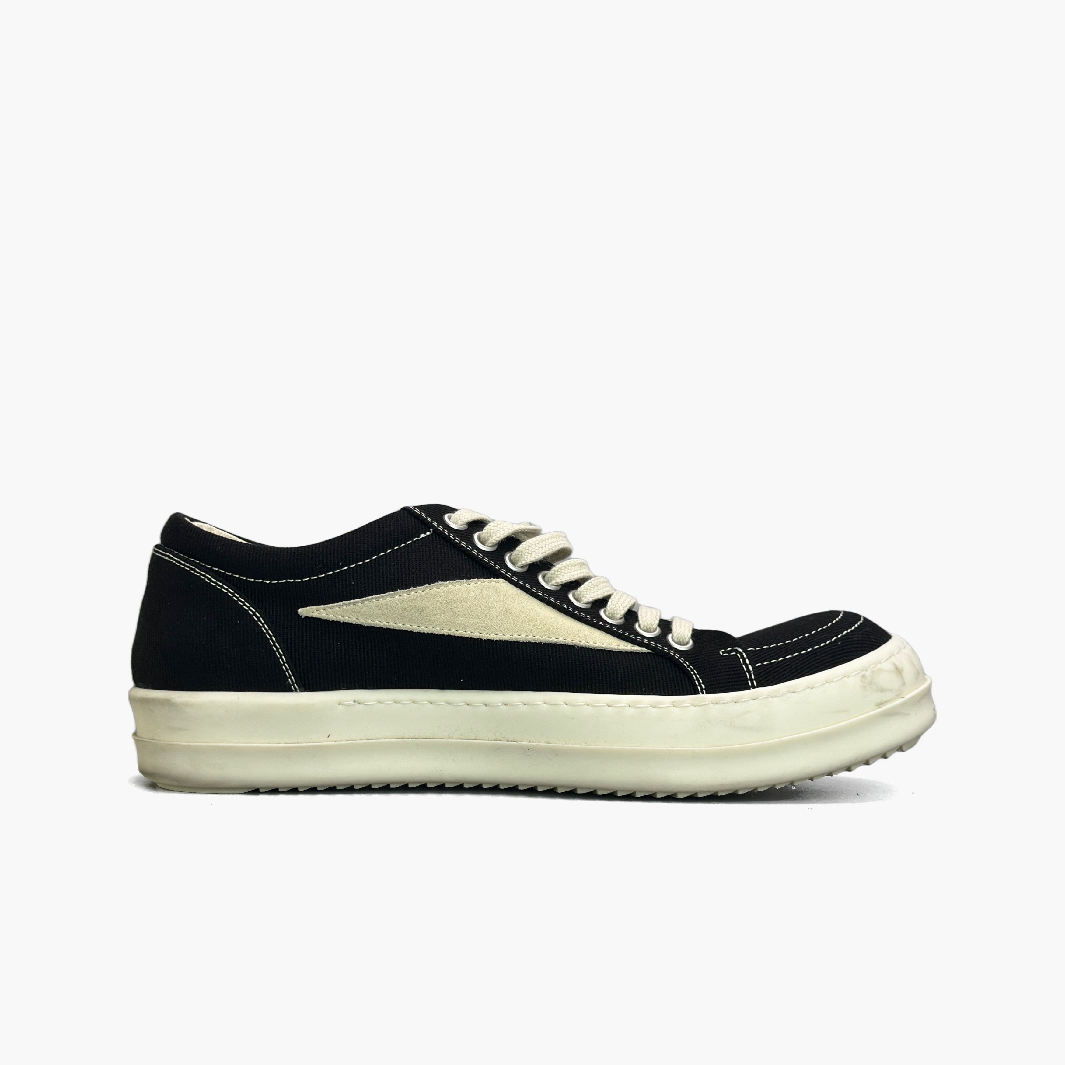 Rick Owens Drkshdw Rick Owens DRKSHDW Canvas Low-Top Sneakers Size 41 Size US 8 / EU 41 - 2 Thumbnail