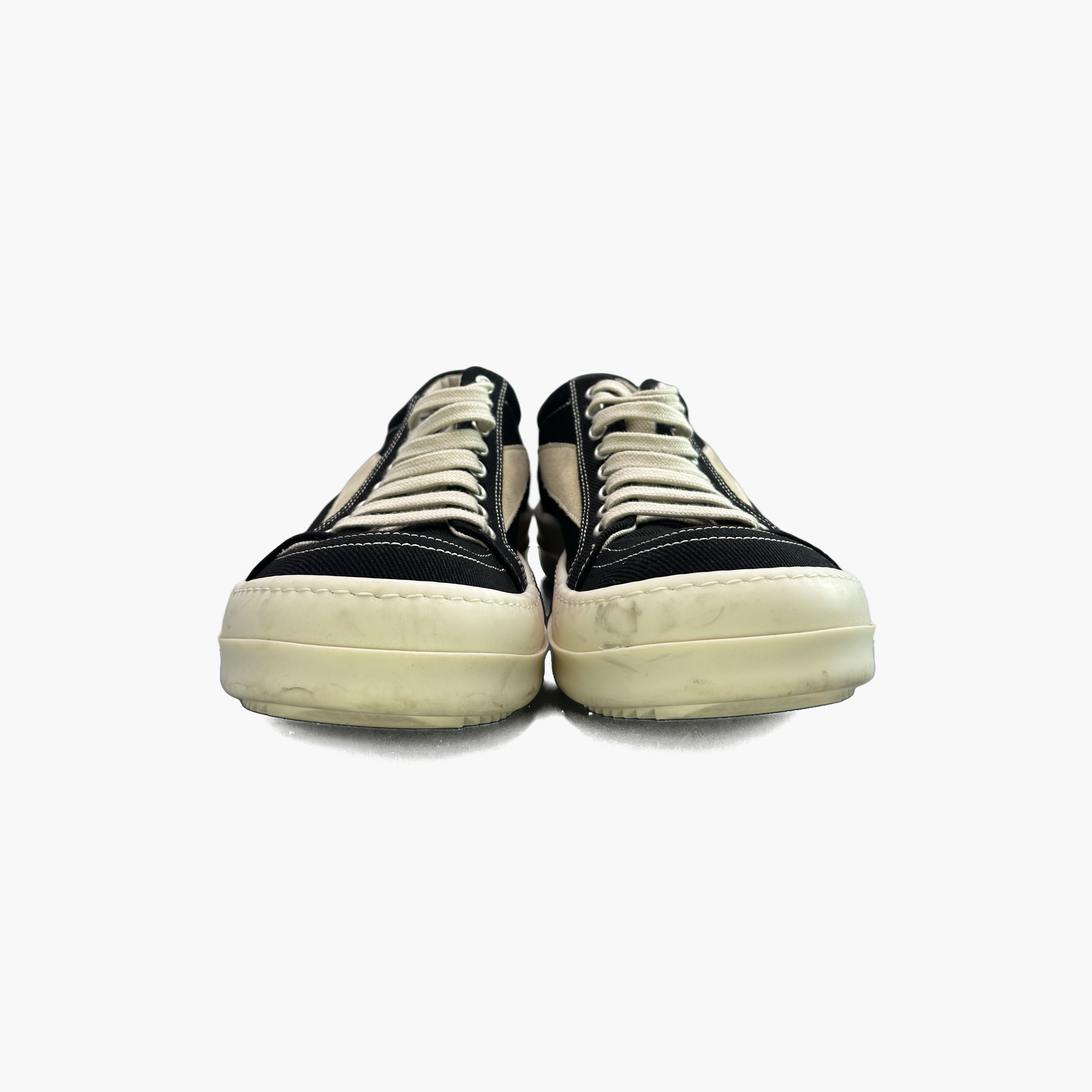 Rick Owens Drkshdw Rick Owens DRKSHDW Canvas Low-Top Sneakers Size 41 Size US 8 / EU 41 - 5 Thumbnail