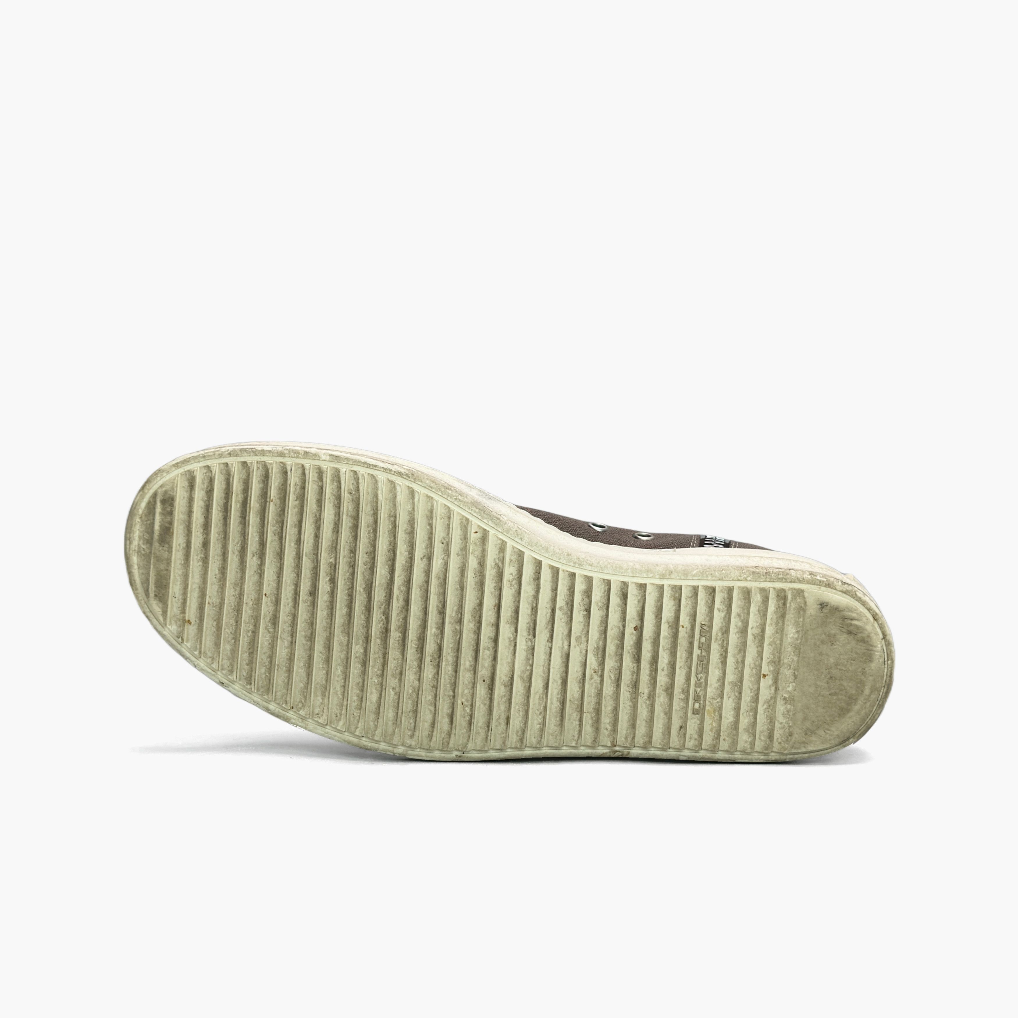 Rick Owens Drkshdw Rick Owens DRKSHDW Gray Zip Hi-Top Sneakers US 10 Size US 10 / EU 43 - 8 Thumbnail