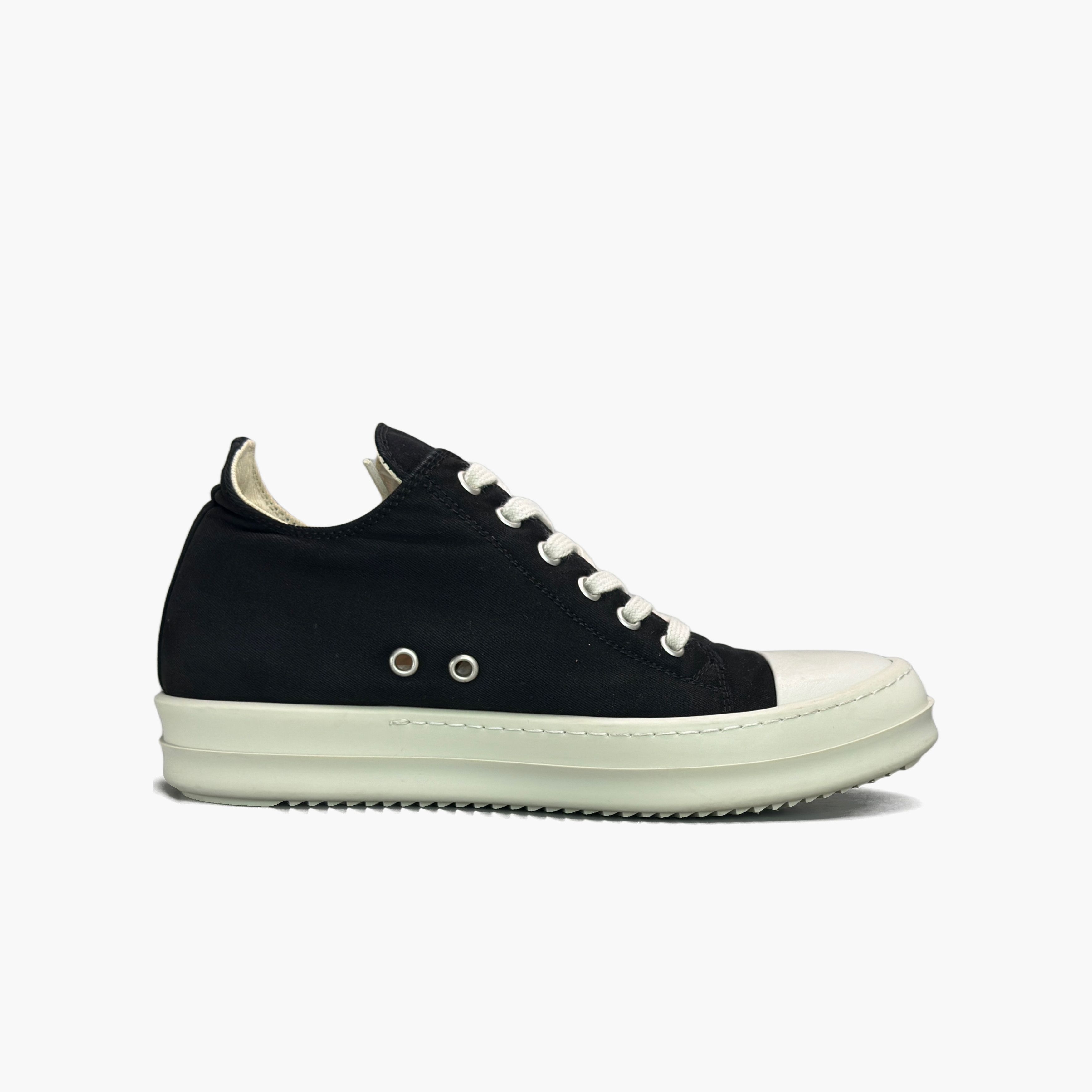 Rick Owens Drkshdw Rick Owens DRKSHDW Canvas Low-Top Sneakers Size 37 Size US 7 / IT 37 - 2 Thumbnail