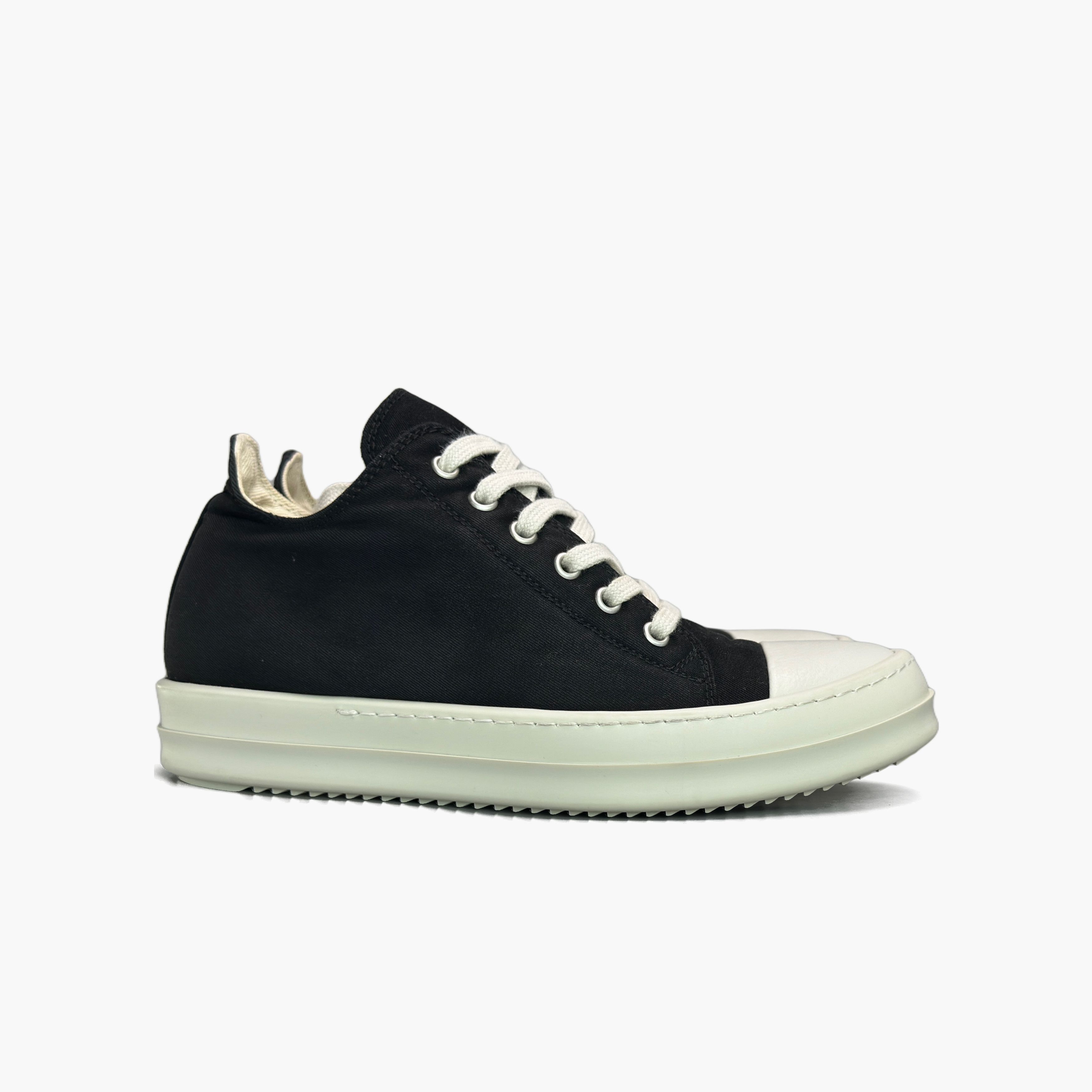 Rick Owens Drkshdw Rick Owens DRKSHDW Canvas Low-Top Sneakers Size 37 Size US 7 / IT 37 - 4 Thumbnail