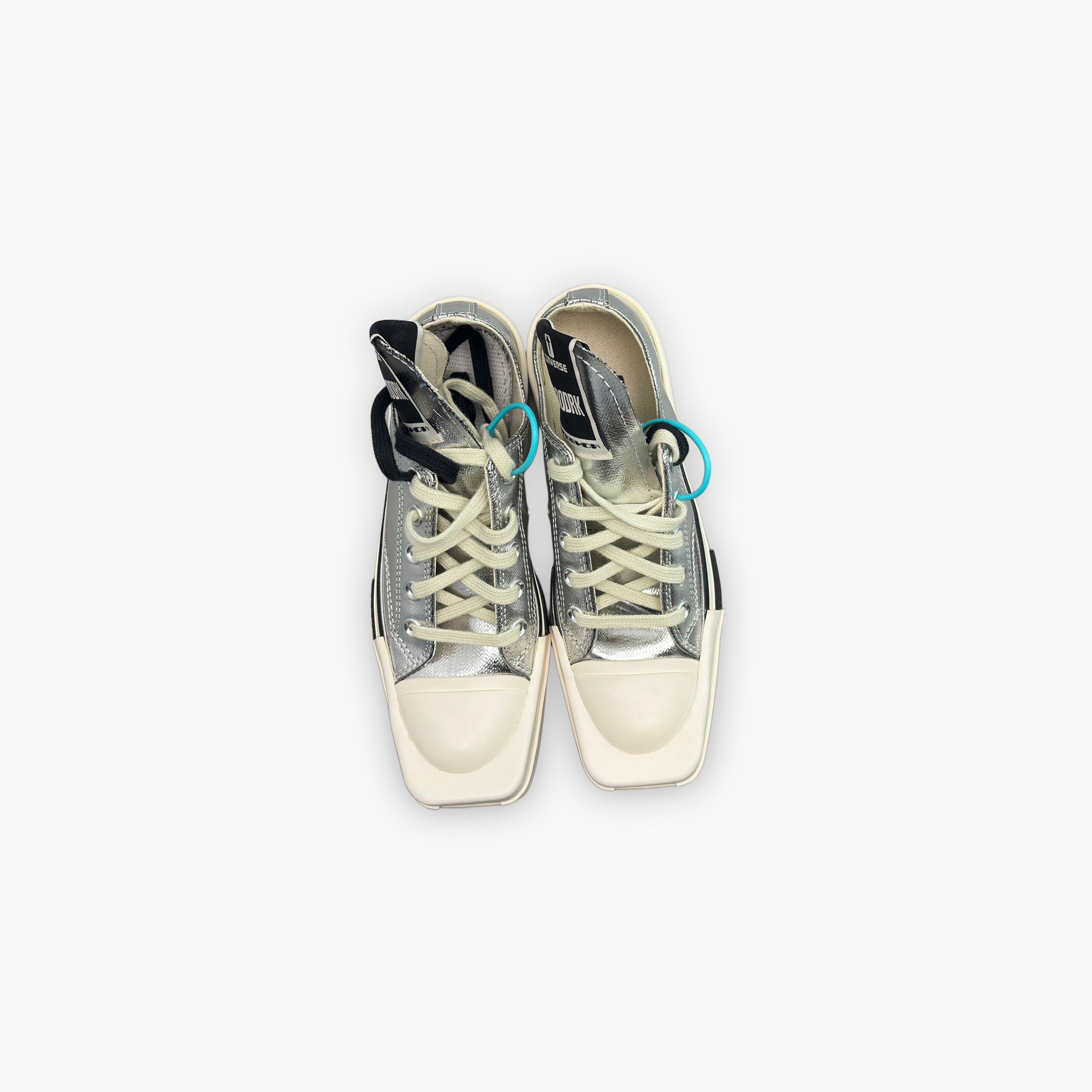 Converse Rick Owens DRKSHDW x Converse Turbodrk Low Silver US 6 Size US 6.5 / IT 36.5 - 9 Thumbnail