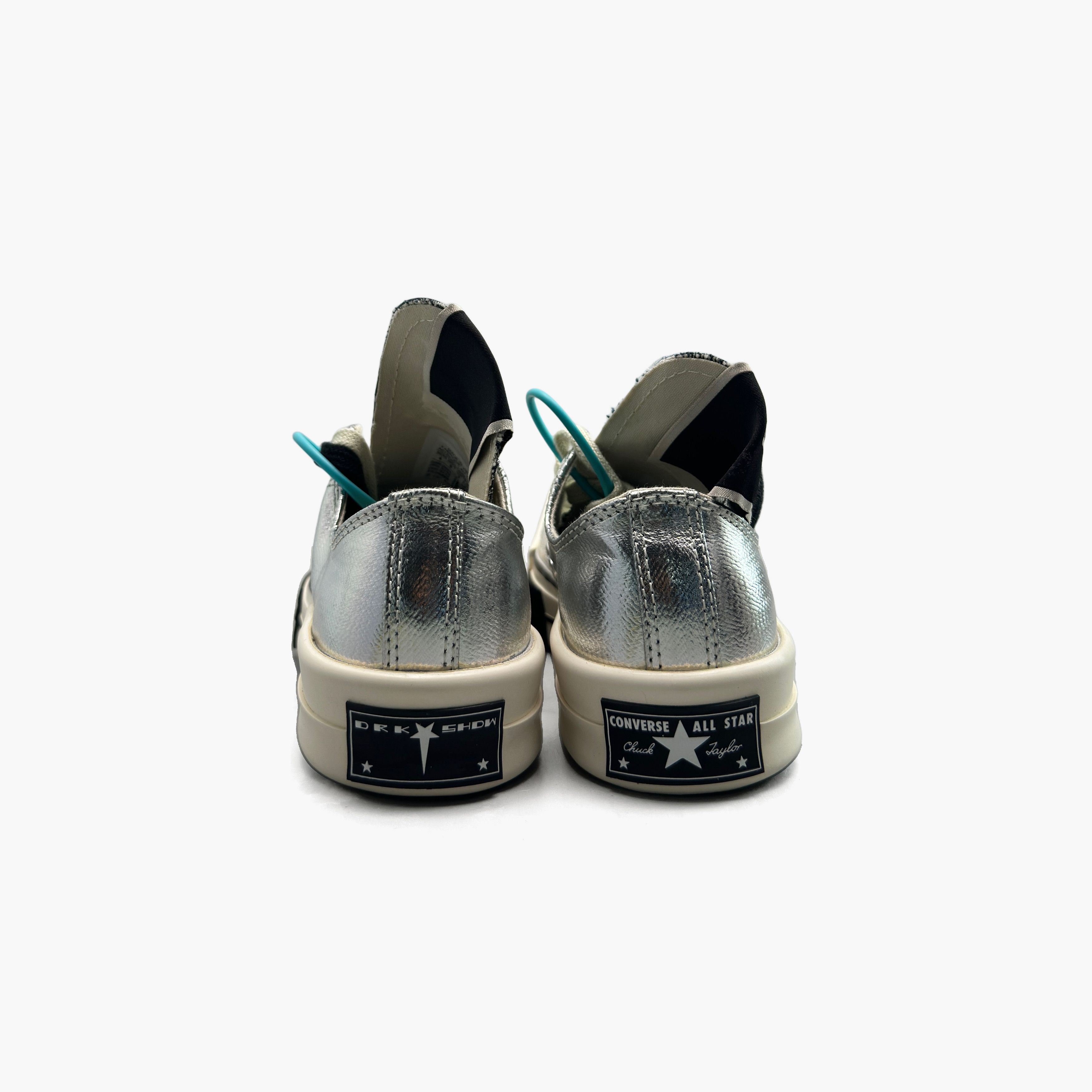 Converse Rick Owens DRKSHDW x Converse Turbodrk Low Silver US 6 Size US 6.5 / IT 36.5 - 6 Thumbnail