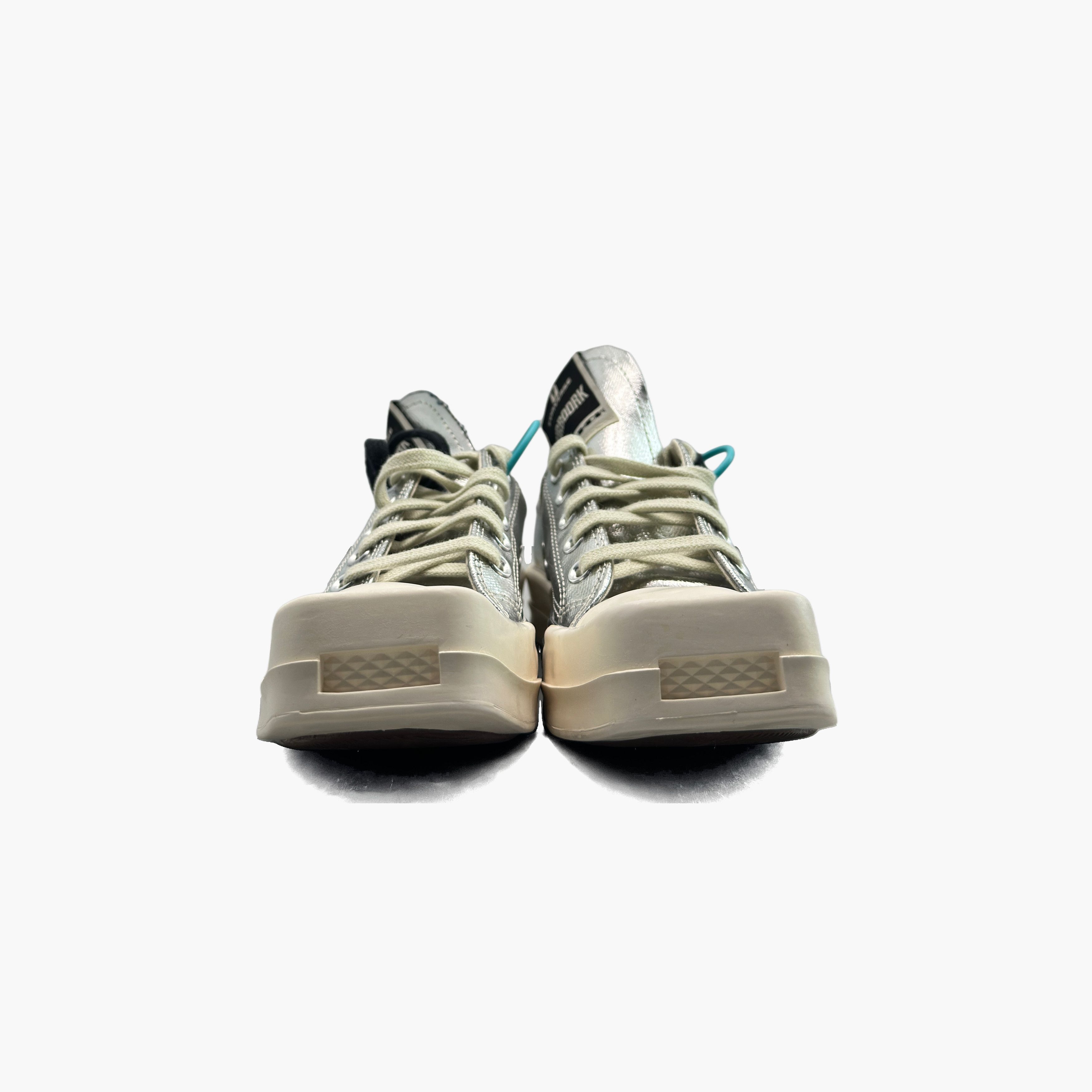 Converse Rick Owens DRKSHDW x Converse Turbodrk Low Silver US 6 Size US 6.5 / IT 36.5 - 5 Thumbnail