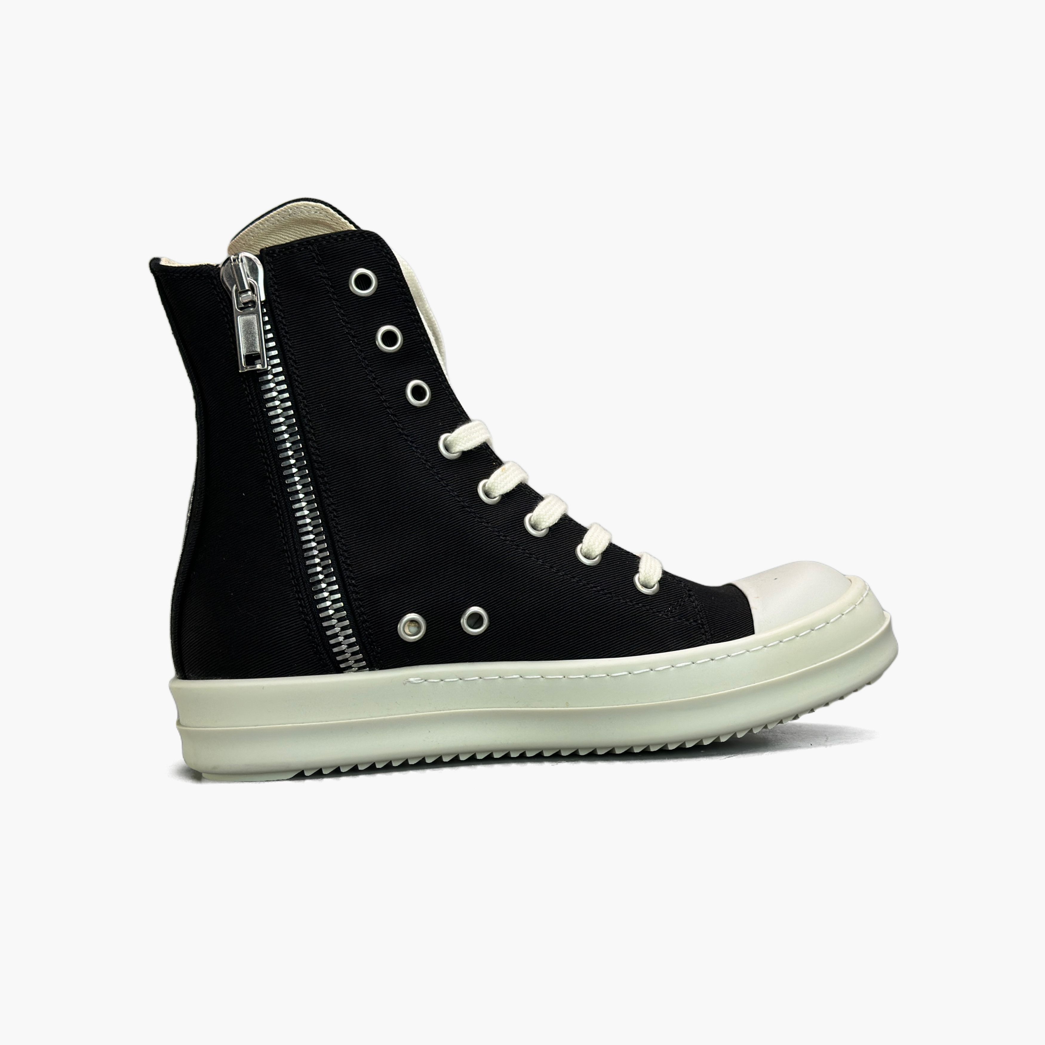 Rick Owens Drkshdw Rick Owens DRKSHDW Canvas Hi-Top Sneakers Size 35 Size US 5 / IT 35 - 2 Thumbnail