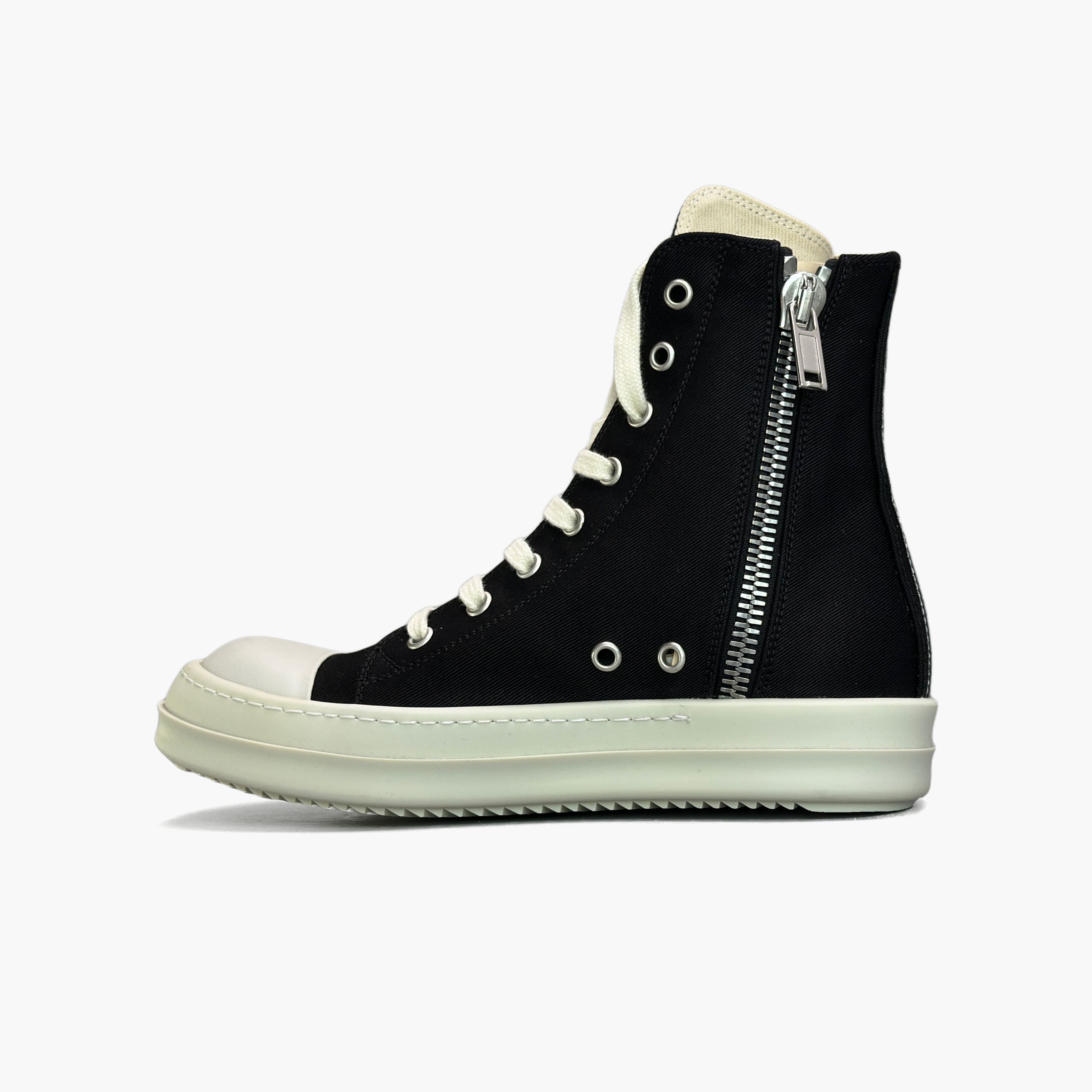 Rick Owens Drkshdw Rick Owens DRKSHDW Canvas Hi-Top Sneakers Size 35 Size US 5 / IT 35 - 3 Thumbnail