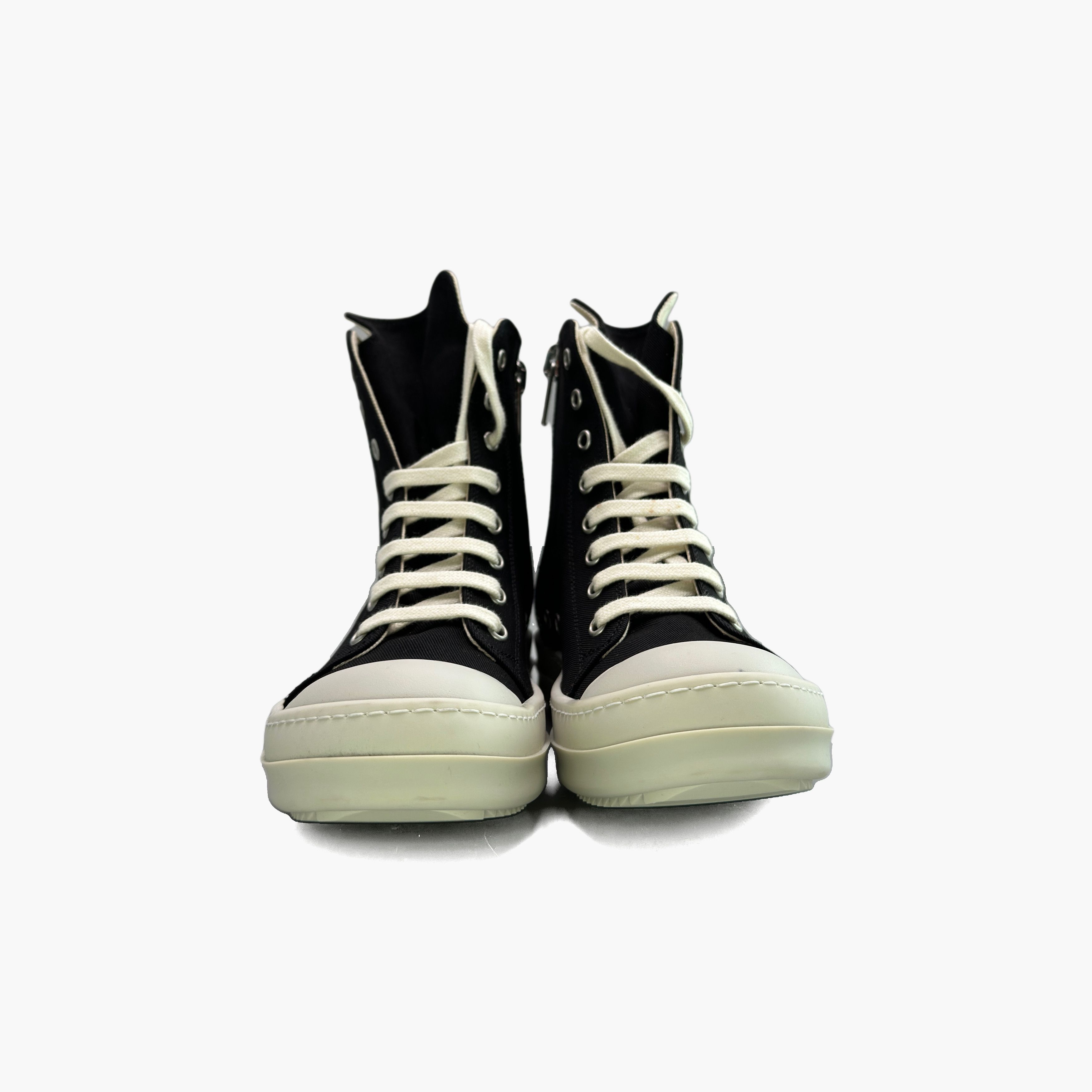 Rick Owens Drkshdw Rick Owens DRKSHDW Canvas Hi-Top Sneakers Size 35 Size US 5 / IT 35 - 5 Thumbnail