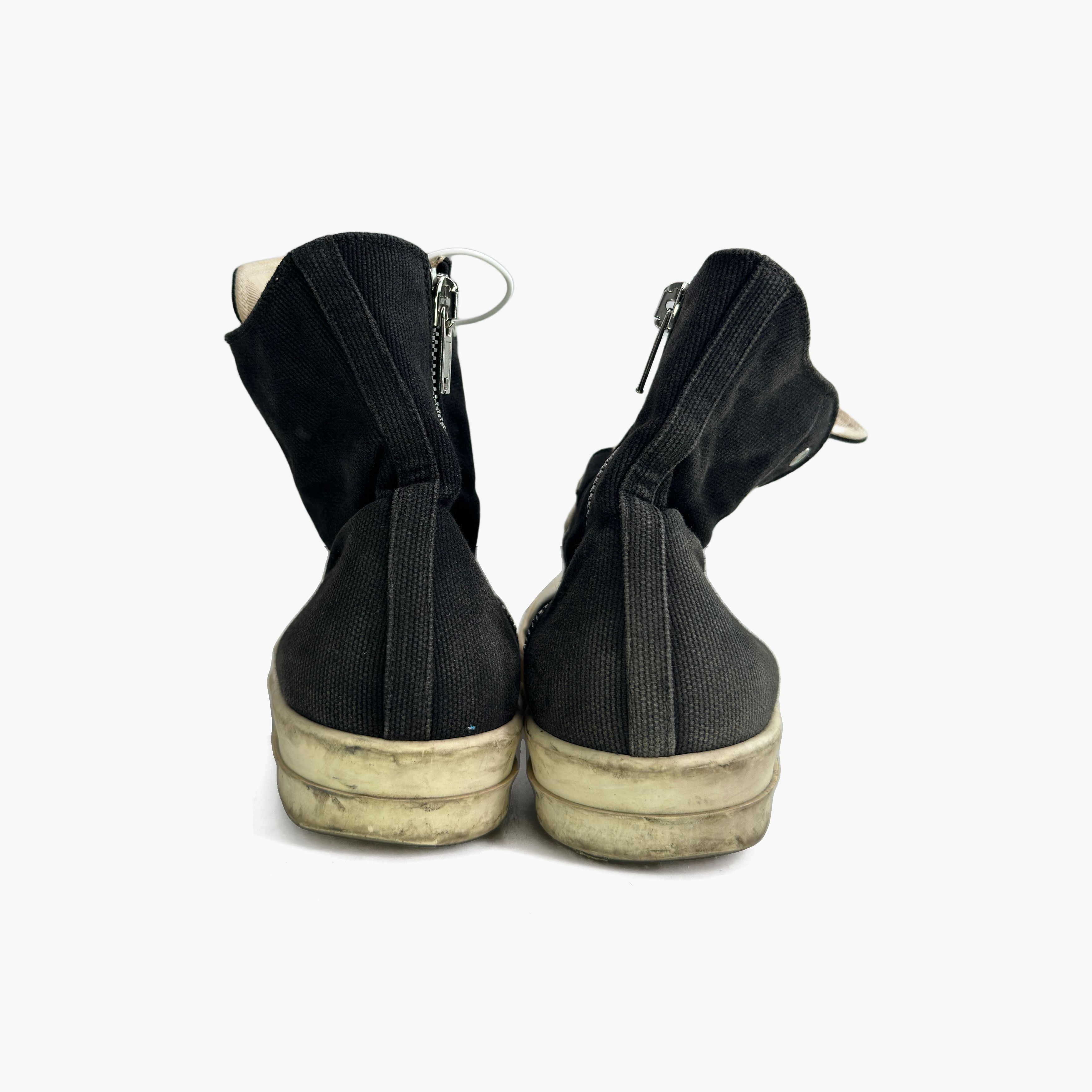 Rick Owens Drkshdw Rick Owens DRKSHDW Side Zip Canvas Sneakers US 9.5 Size US 9.5 / EU 42-43 - 6 Thumbnail