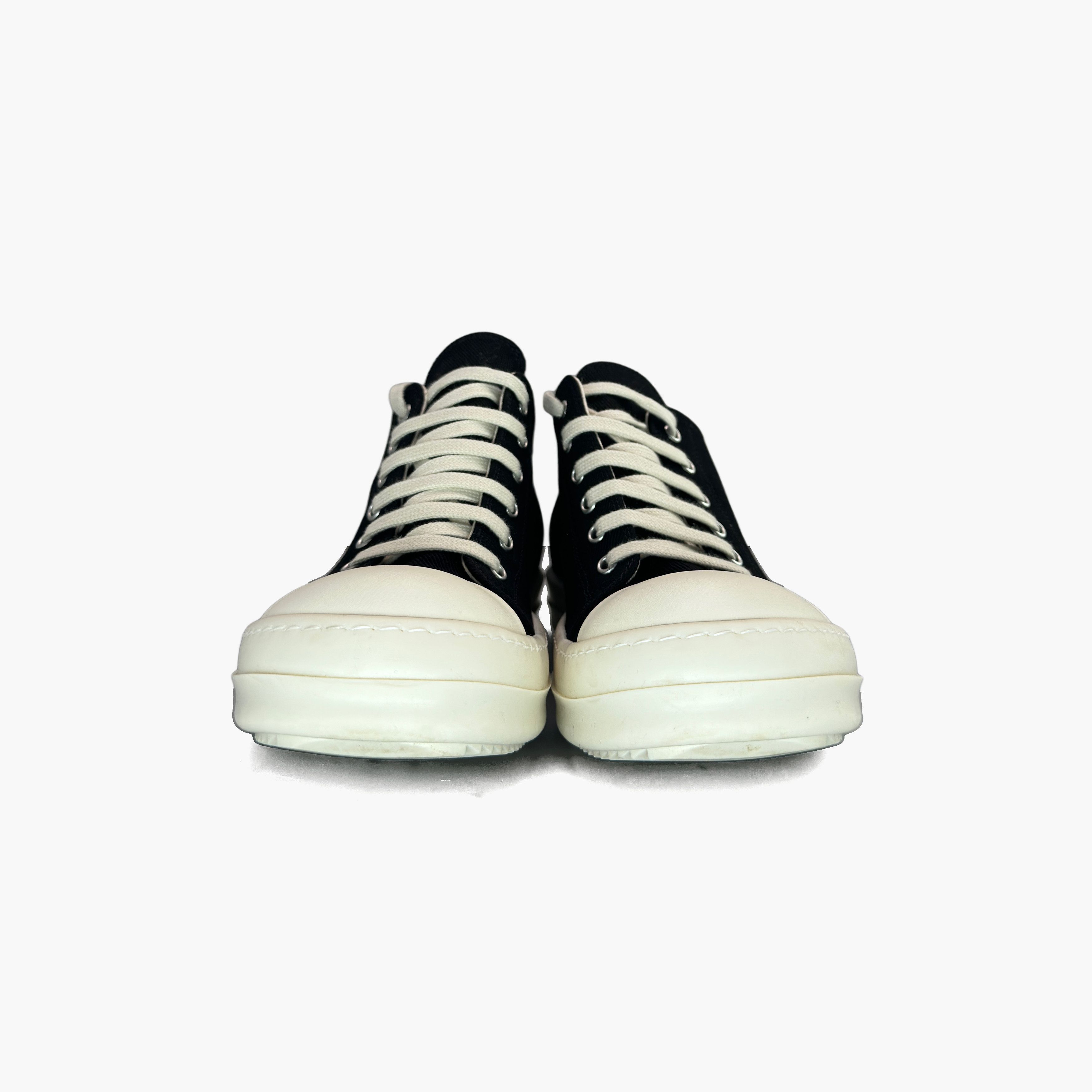 Rick Owens Drkshdw Rick Owens DRKSHDW Low-Top Canvas Sneakers Size 7 Size US 7 / EU 40 - 5 Thumbnail