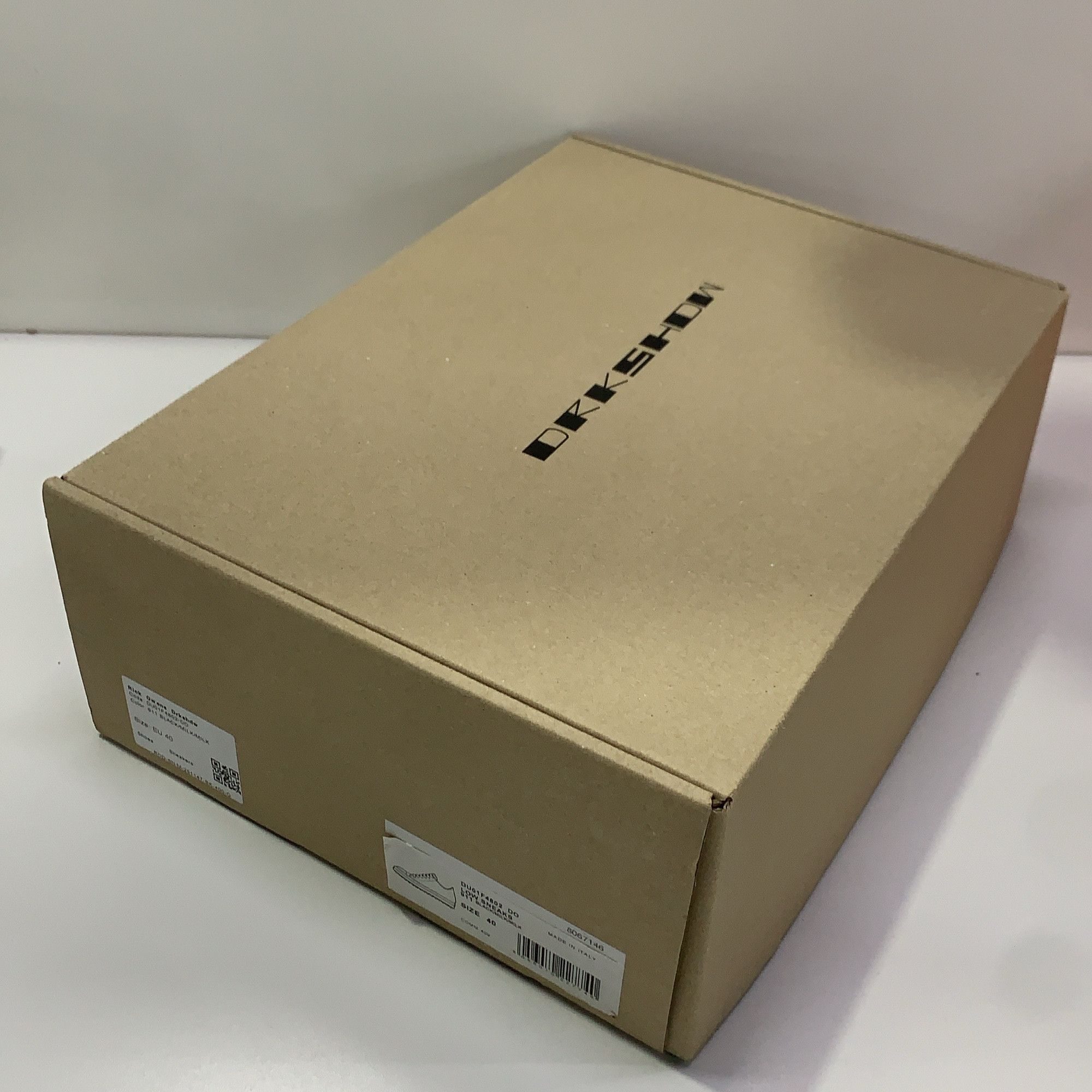 Rick Owens Drkshdw Rick Owens DRKSHDW Low-Top Canvas Sneakers Size 7 Size US 7 / EU 40 - 11 Thumbnail