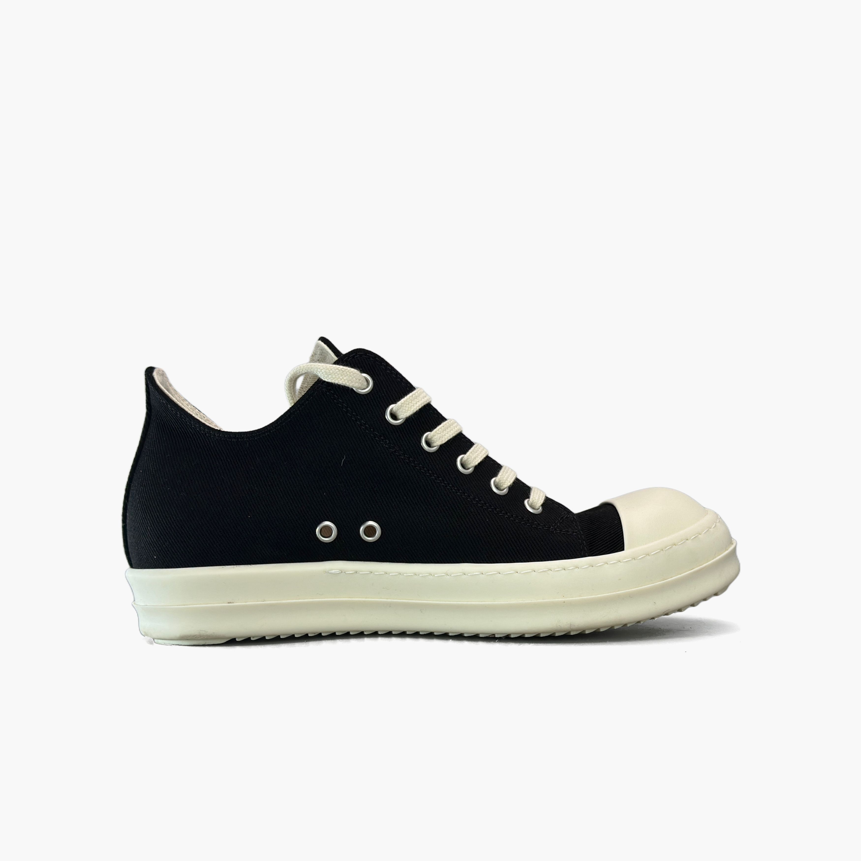 Rick Owens Drkshdw Rick Owens DRKSHDW Low-Top Canvas Sneakers Size 7 Size US 7 / EU 40 - 2 Thumbnail