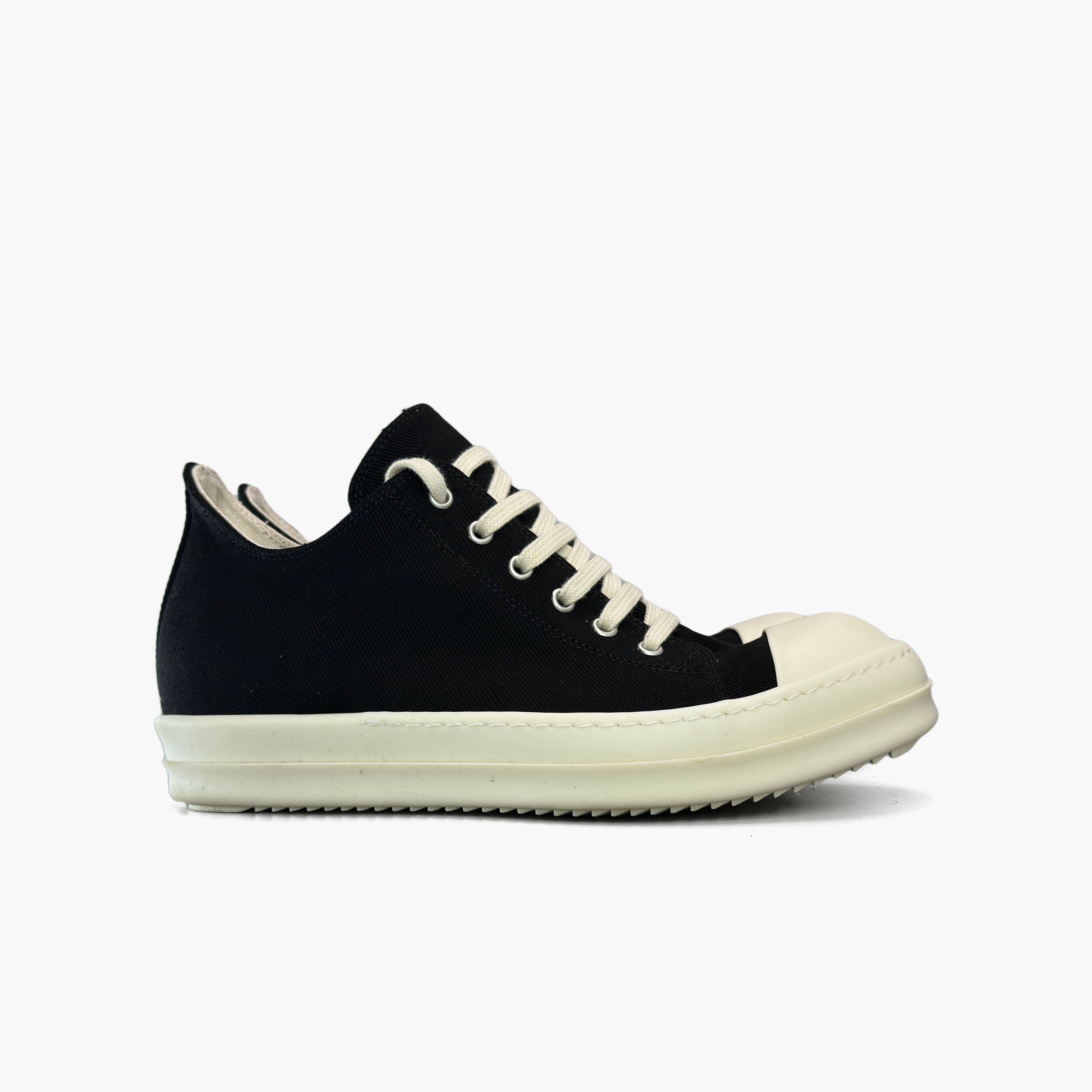 Rick Owens Drkshdw Rick Owens DRKSHDW Low-Top Canvas Sneakers Size 7 Size US 7 / EU 40 - 4 Thumbnail