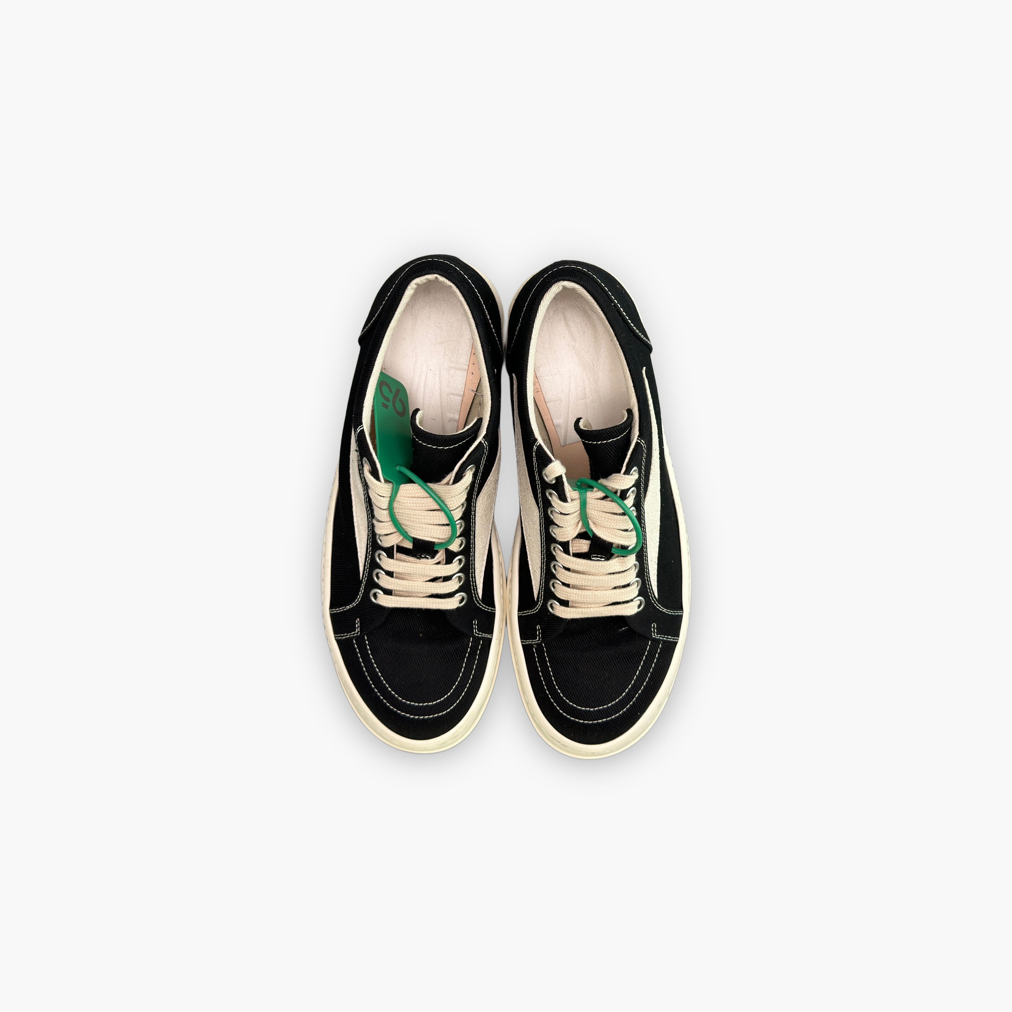 Rick Owens Drkshdw Rick Owens DRKSHDW Canvas Low-Top Sneakers Size 41 Size US 8 / EU 41 - 9 Thumbnail