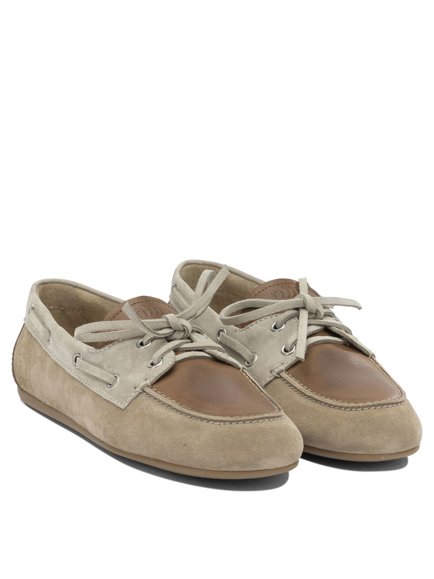 Miu Miu Miu Miu Suede Lace-Up Loafers IT 39 Women - USA Duties Paid Size US 9 / IT 39 - 2 Thumbnail